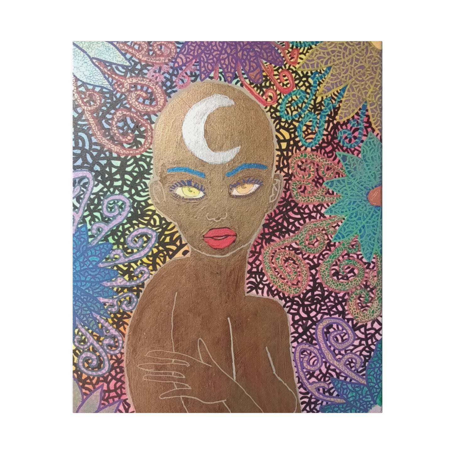 Moon Goddess Print Canvas