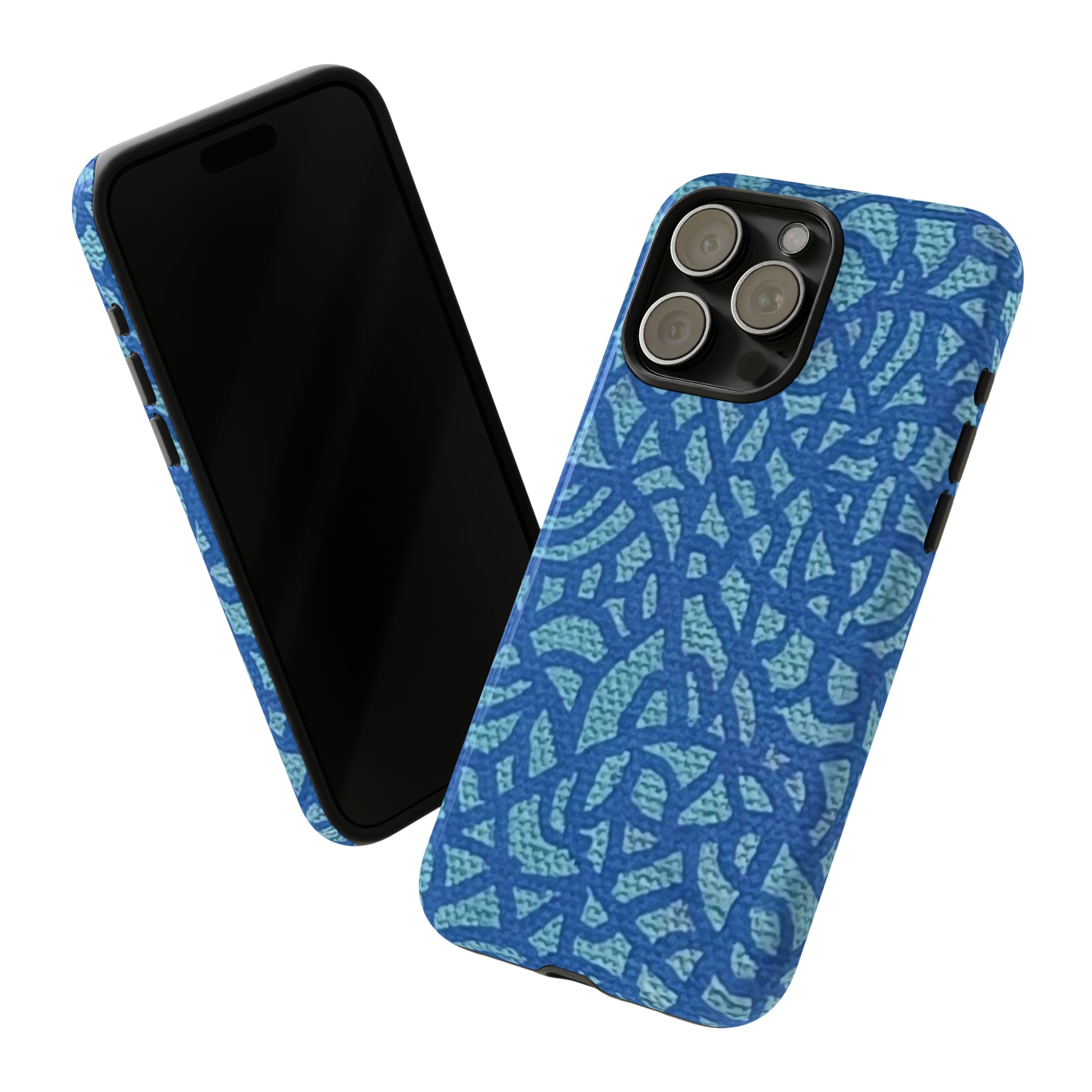 Ocean Breeze Sentinel: Teal & Blue Guardian Case Custom Art The Indomitable Art Shop Printify Quote25