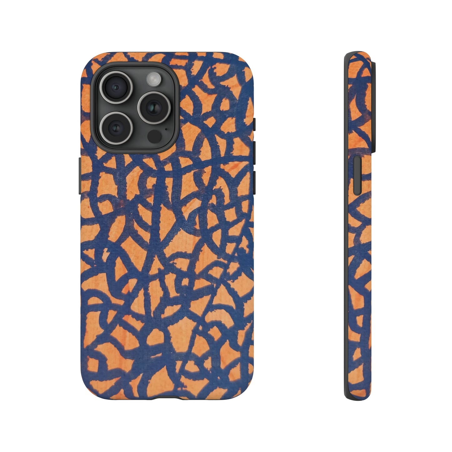 Sunset Horizon Defender: Orange & Blue Tough Case Custom Art The Indomitable Art Shop Indomitable Art Quote25