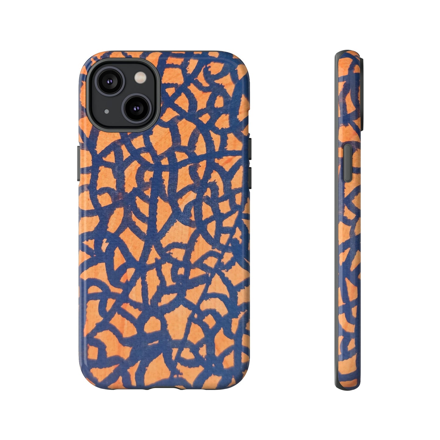 Sunset Horizon Defender: Orange & Blue Tough Case Custom Art The Indomitable Art Shop Indomitable Art Quote25