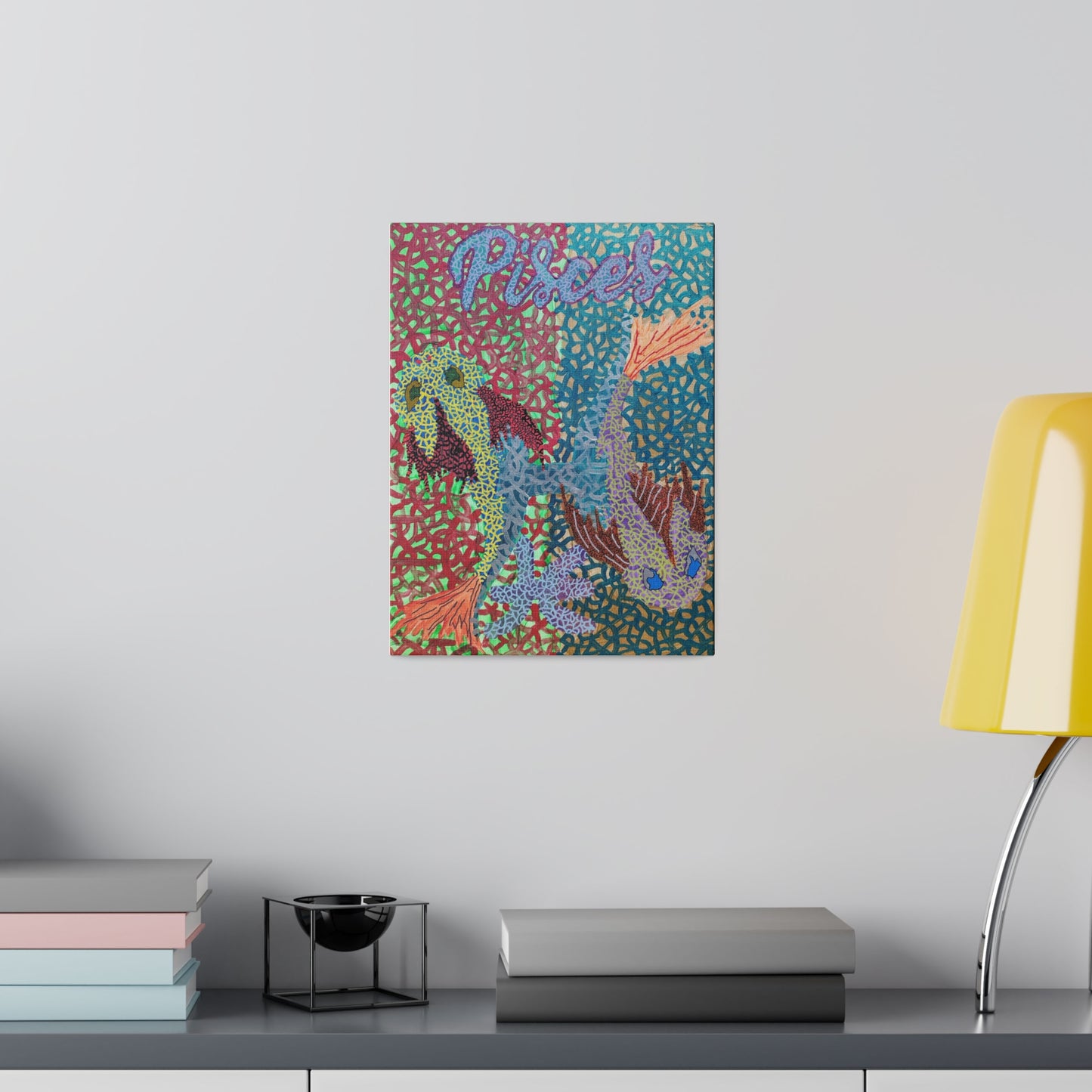 Pisces Print Canvas