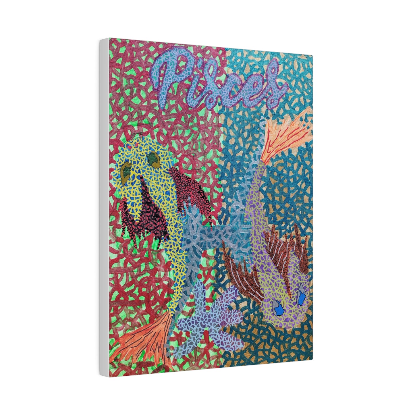 Pisces Print Canvas