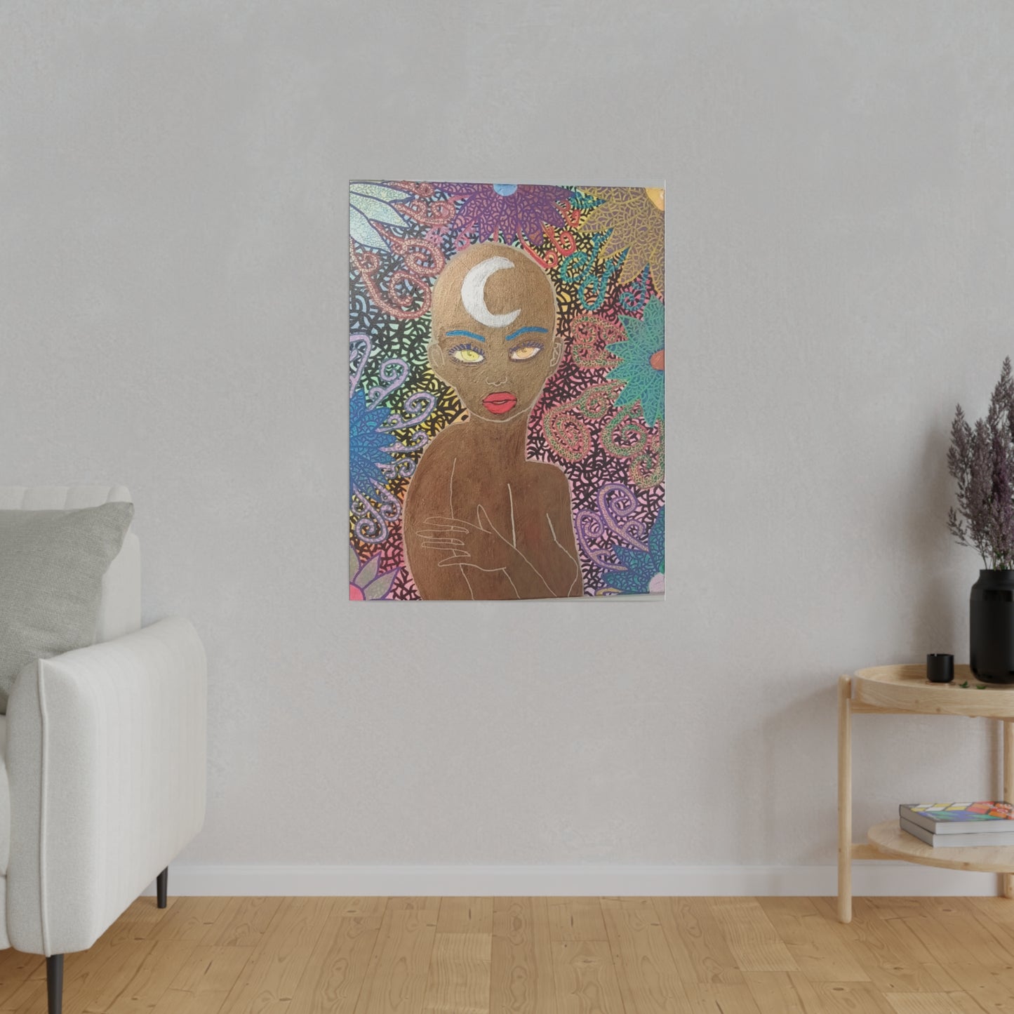 Moon Goddess Print Canvas