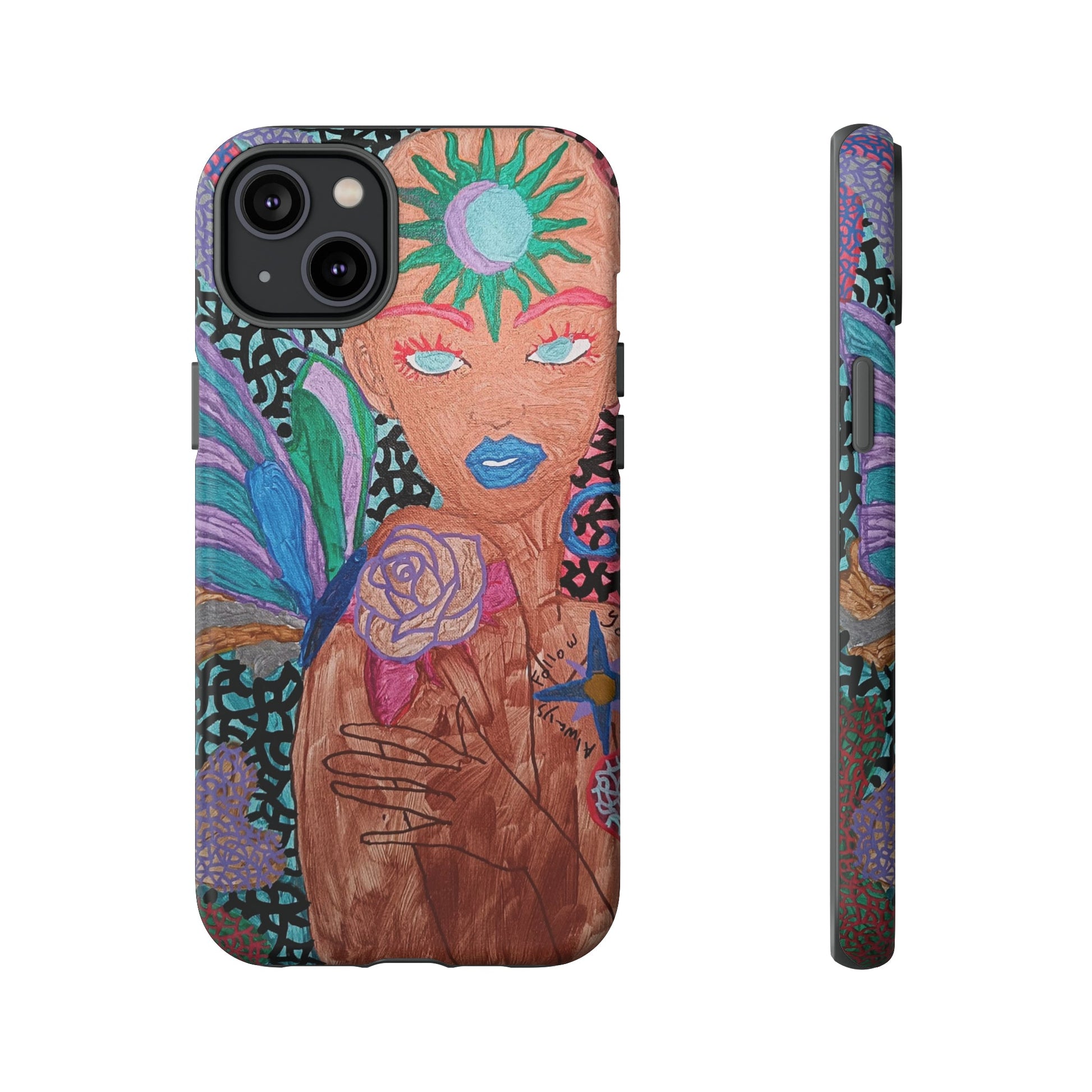 Beauty in the madness Phone case Custom Art The Indomitable Art Shop Indomitable Art Quote24.75