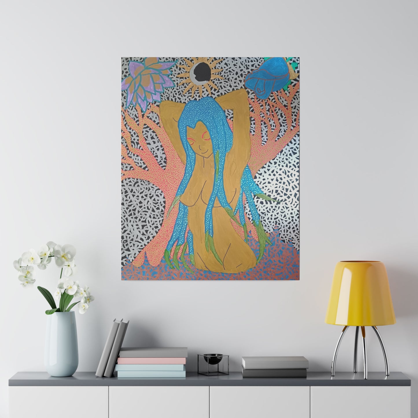 Primordial Goddess Print Canvas