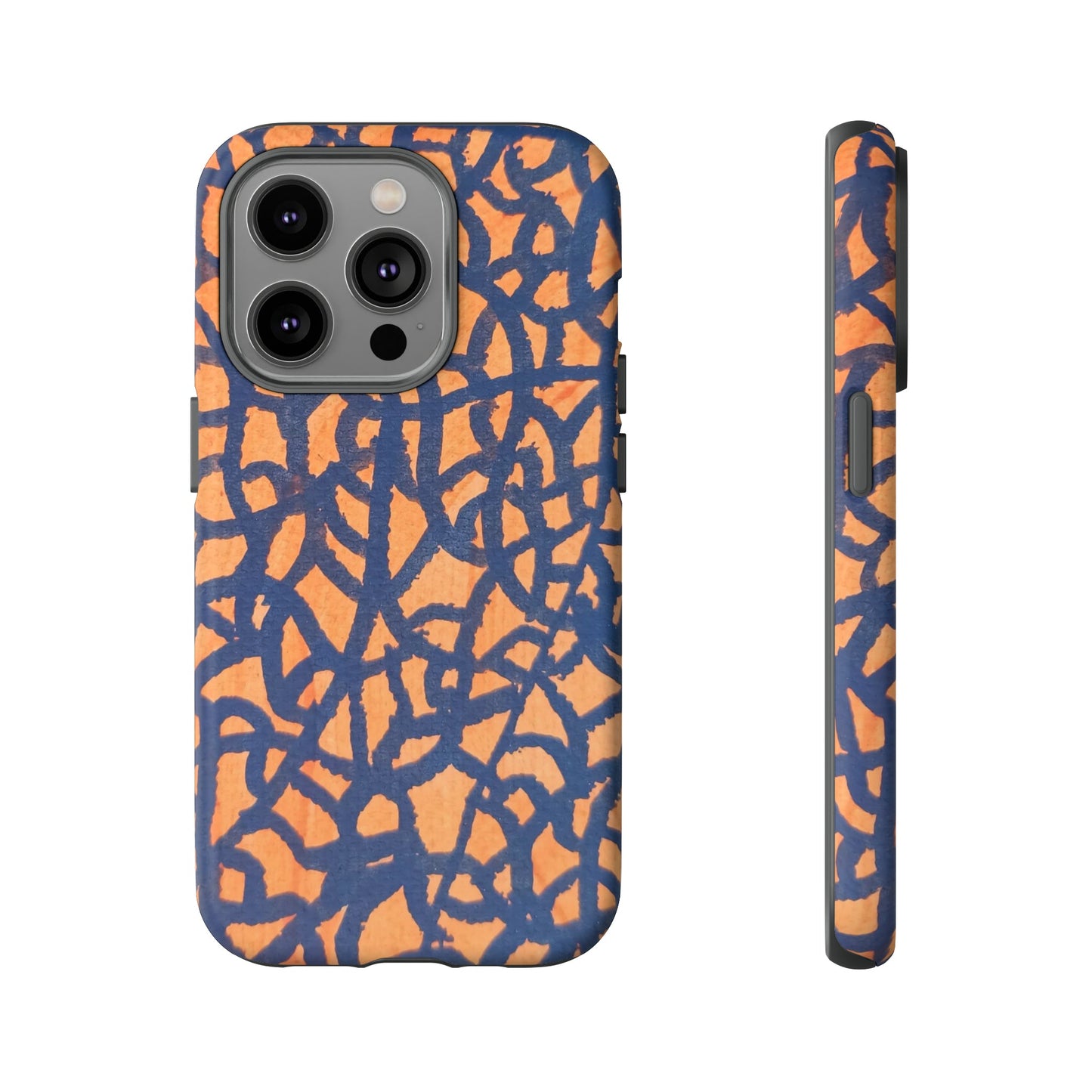 Sunset Horizon Defender: Orange & Blue Tough Case Custom Art The Indomitable Art Shop Indomitable Art Quote25