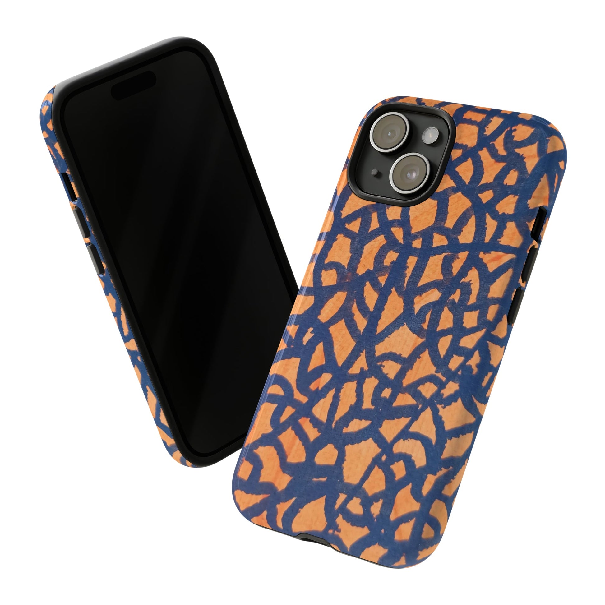 Sunset Horizon Defender: Orange & Blue Tough Case Custom Art The Indomitable Art Shop Indomitable Art Quote25