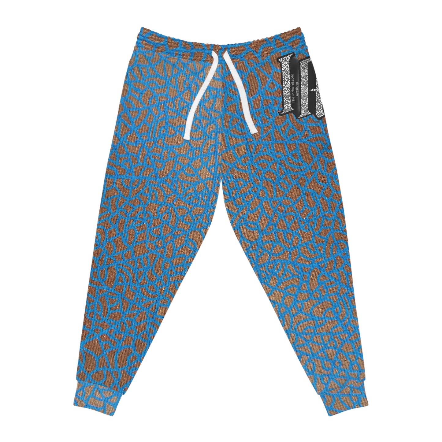 Gold Sapphire Joggers (AOP) Custom Art The Indomitable Art Shop Indomitable Art Quote35