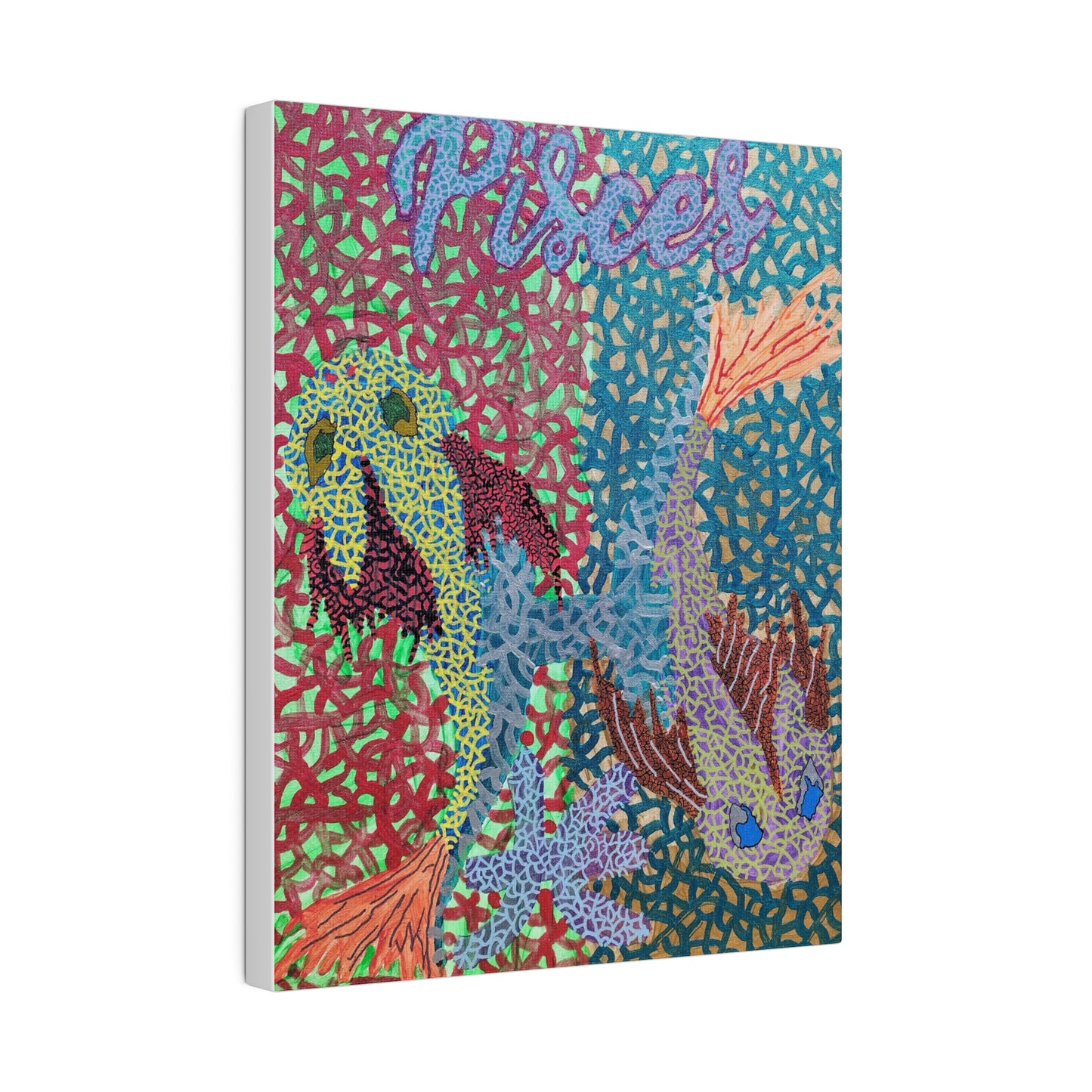 Pisces Print Canvas