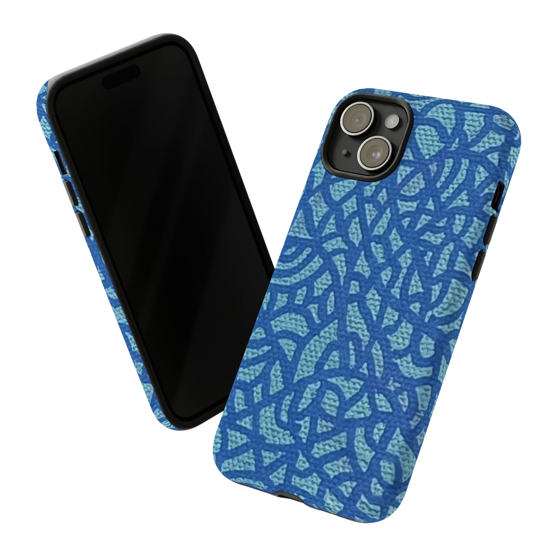 Ocean Breeze Sentinel: Teal & Blue Guardian Case Custom Art The Indomitable Art Shop Indomitable Art Quote25