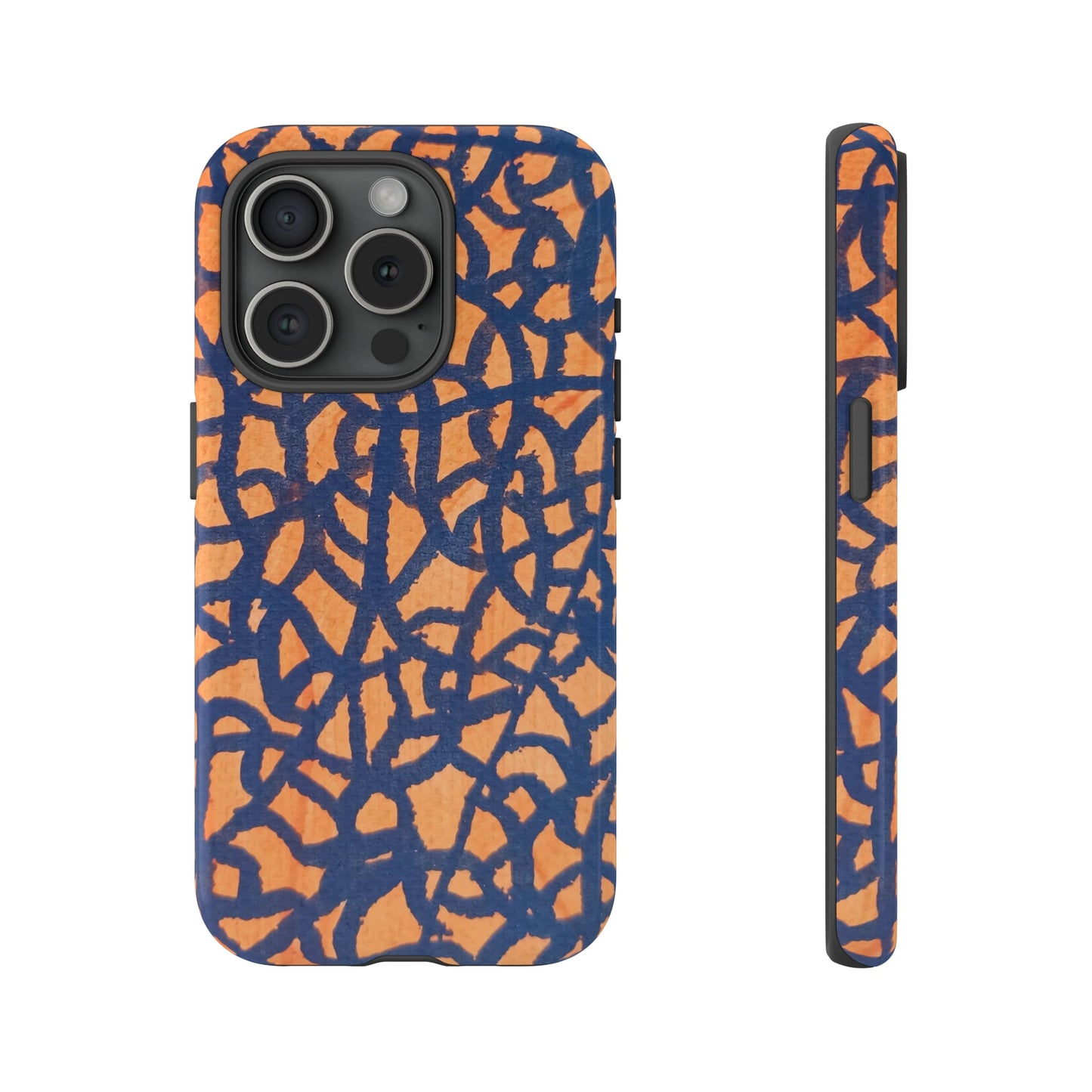 Sunset Horizon Defender: Orange & Blue Tough Case Custom Art The Indomitable Art Shop Indomitable Art Quote25