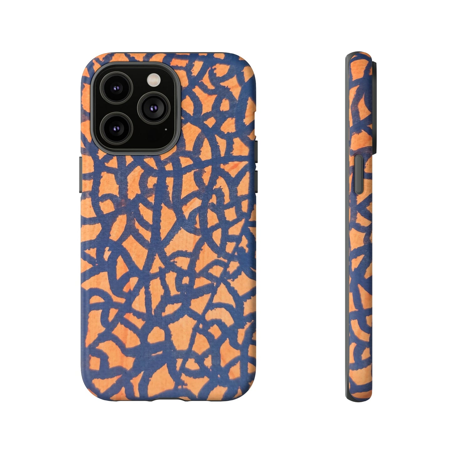 Sunset Horizon Defender: Orange & Blue Tough Case Custom Art The Indomitable Art Shop Indomitable Art Quote25