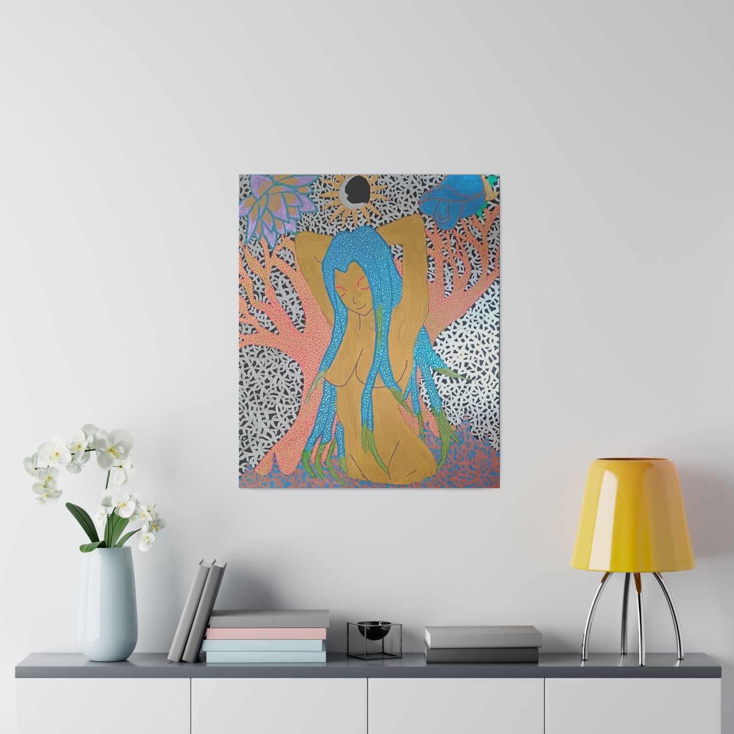 Primordial Goddess Print Canvas