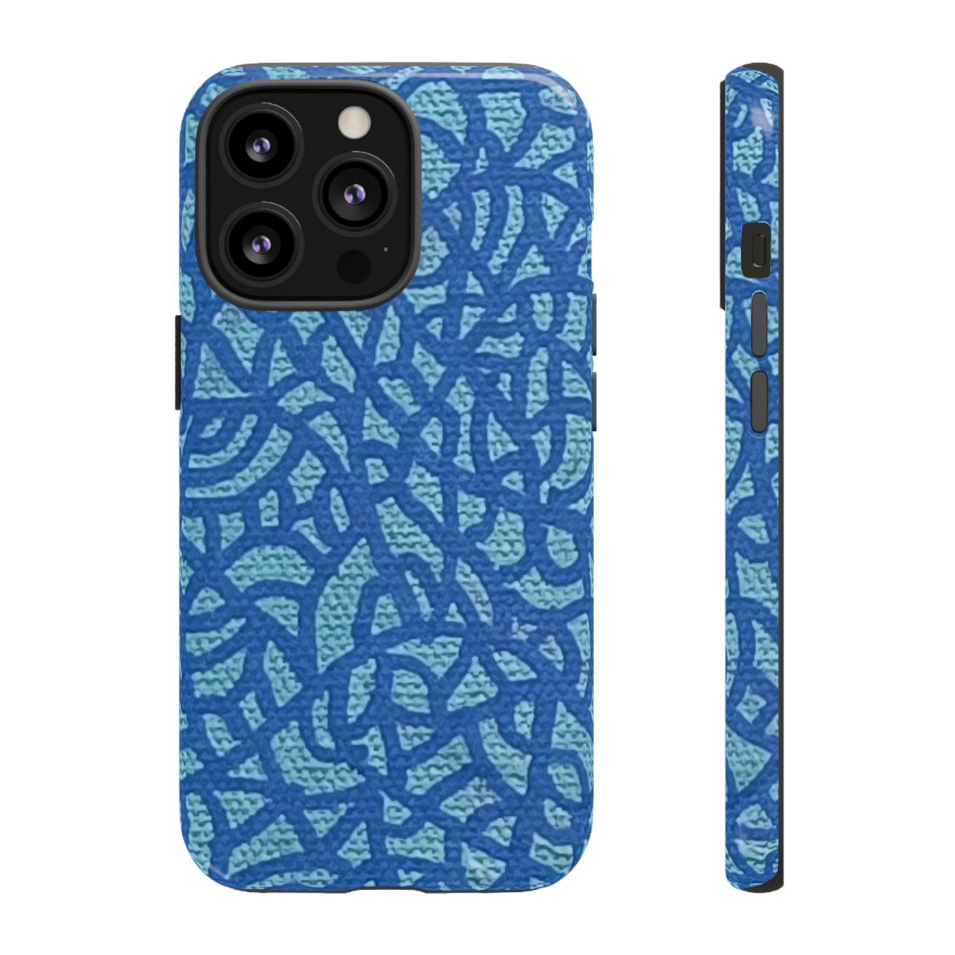 Ocean Breeze Sentinel: Teal & Blue Guardian Case Custom Art The Indomitable Art Shop Indomitable Art Quote25