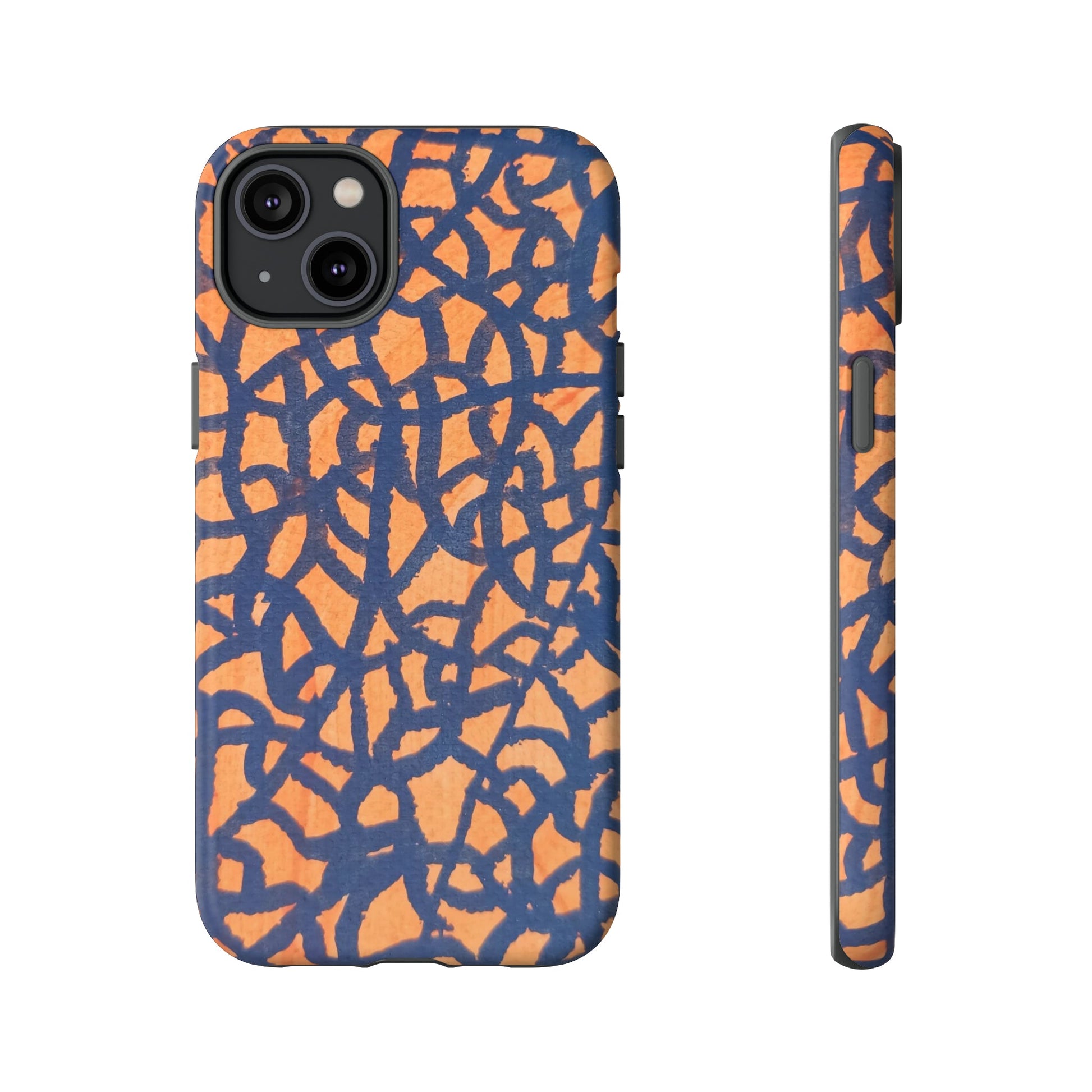 Sunset Horizon Defender: Orange & Blue Tough Case Custom Art The Indomitable Art Shop Indomitable Art Quote25