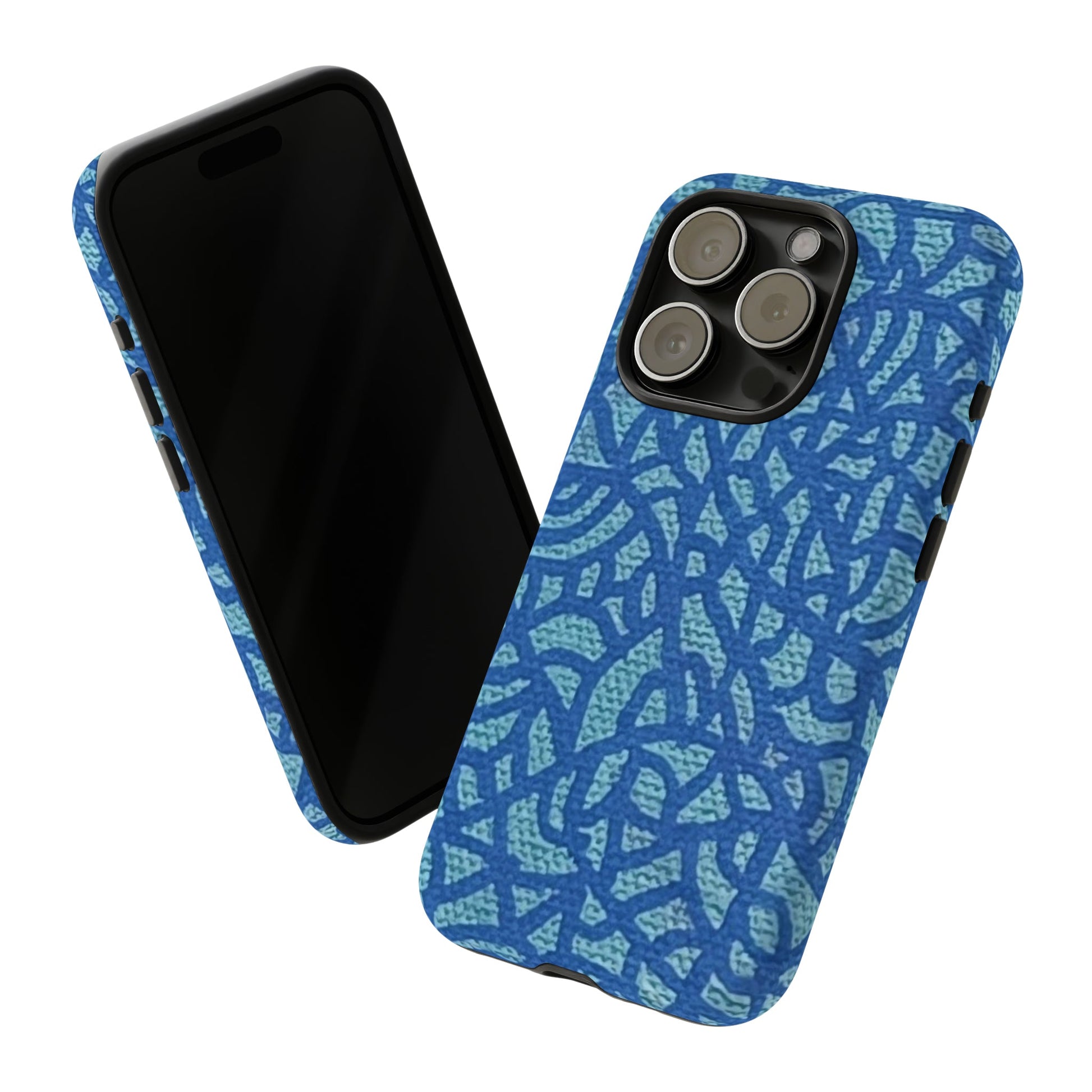 Ocean Breeze Sentinel: Teal & Blue Guardian Case Custom Art The Indomitable Art Shop Indomitable Art Quote25