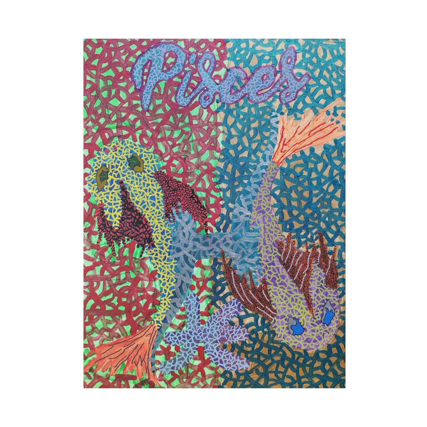 Pisces Print Canvas