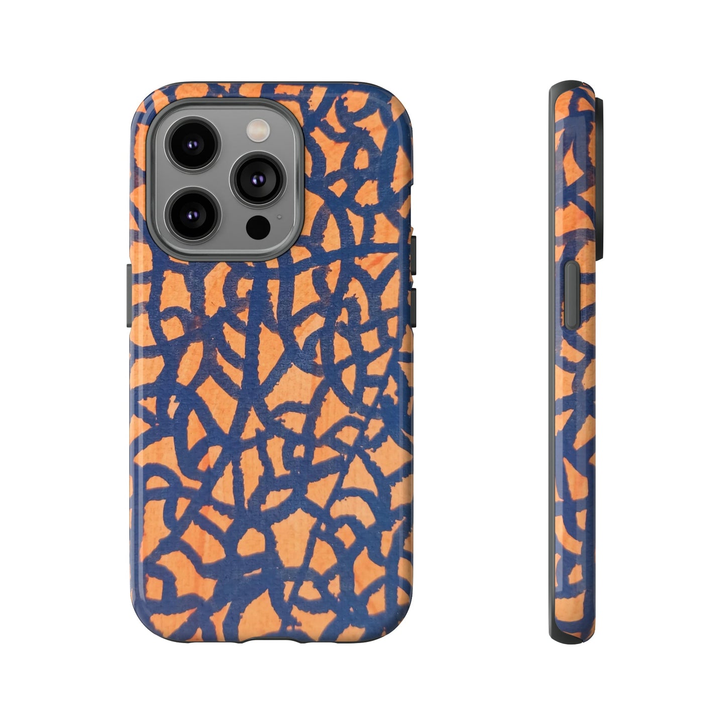 Sunset Horizon Defender: Orange & Blue Tough Case Custom Art The Indomitable Art Shop Indomitable Art Quote25