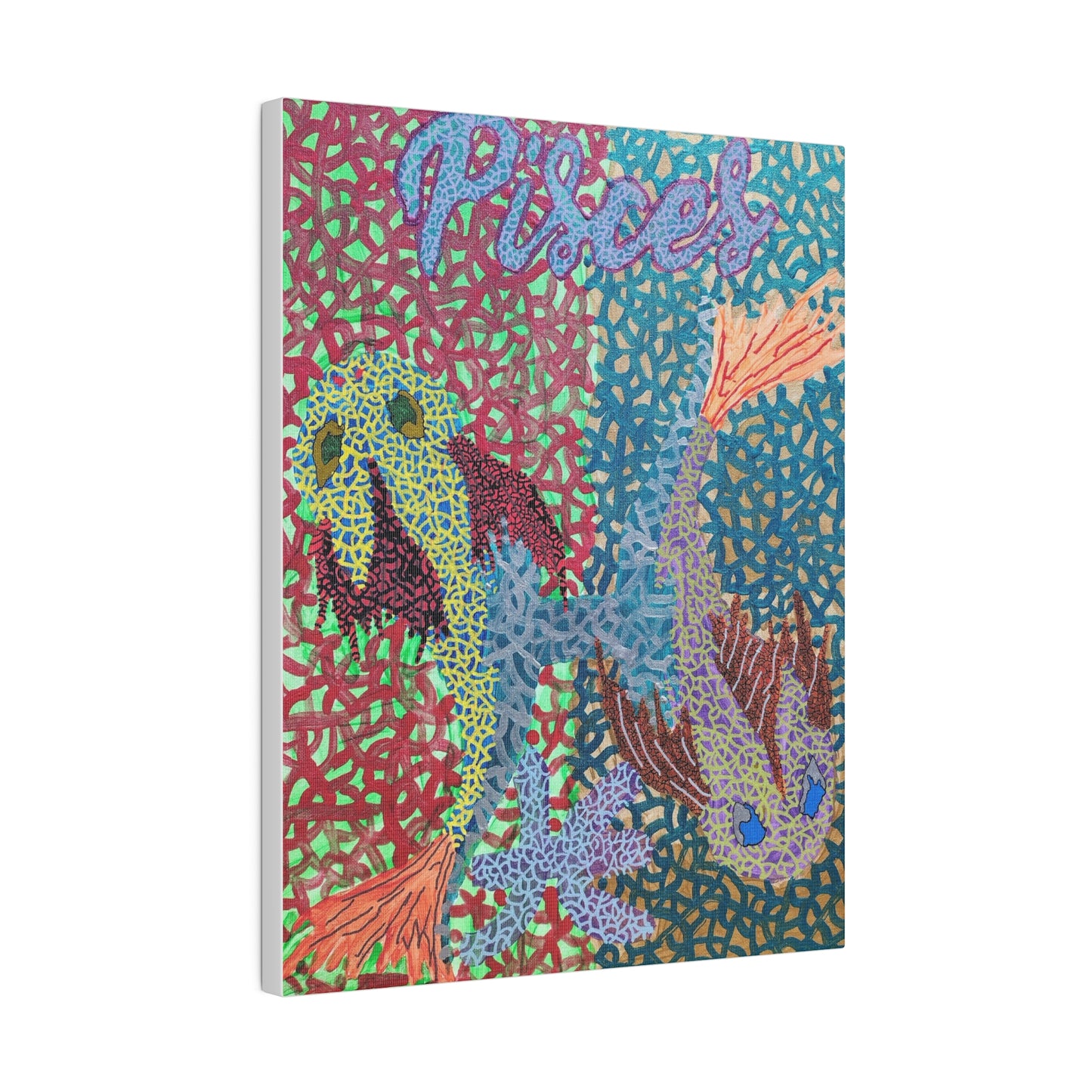 Pisces Print Canvas