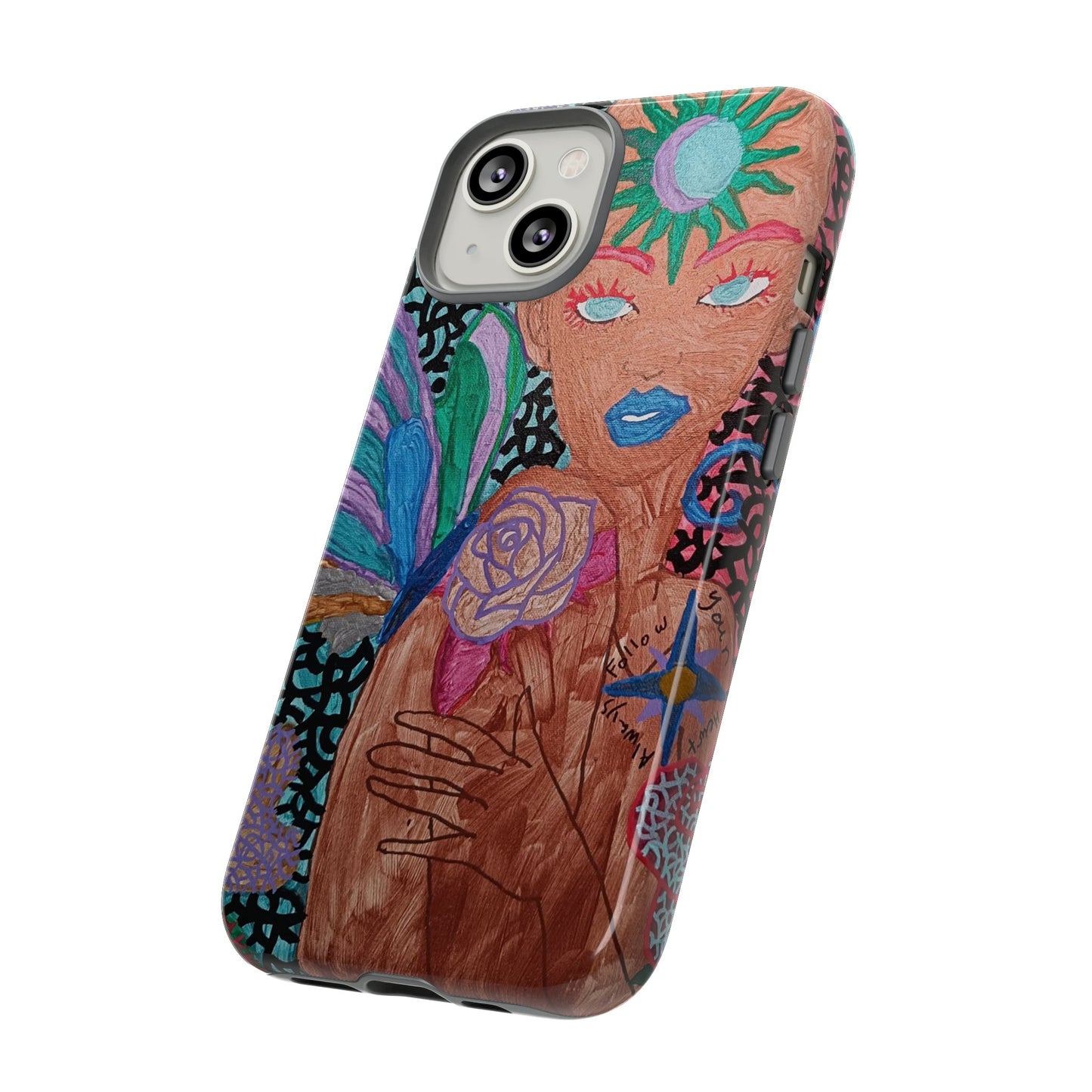 Beauty in the madness Phone case Custom Art The Indomitable Art Shop Indomitable Art Quote24.75