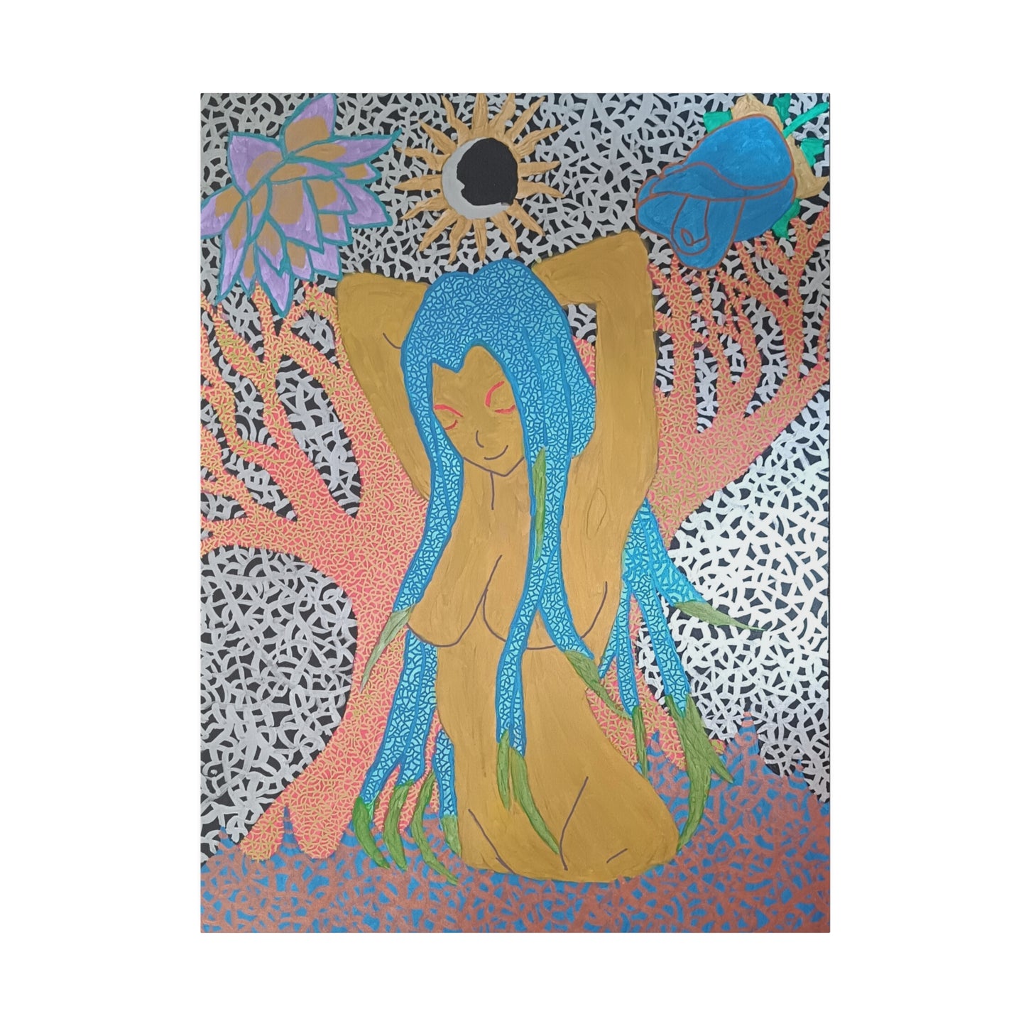 Primordial Goddess Print Canvas