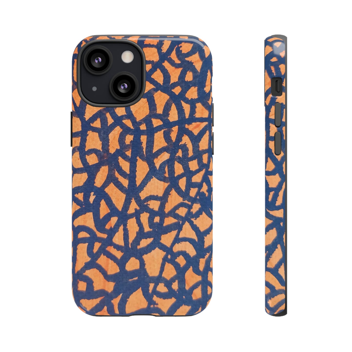 Sunset Horizon Defender: Orange & Blue Tough Case Custom Art The Indomitable Art Shop Indomitable Art Quote25