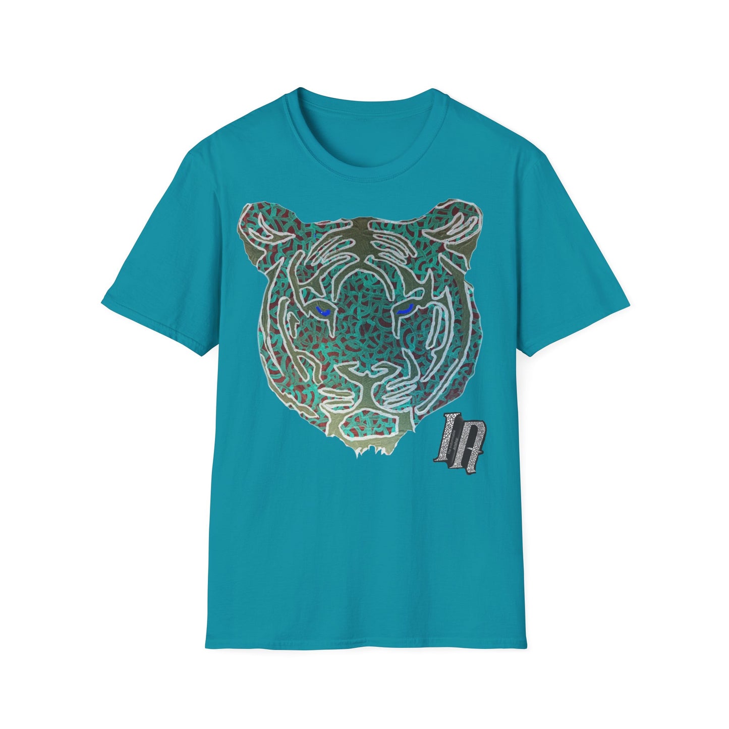 Tiger Softstyle T-Shirt Custom Art The Indomitable Art Shop Printify Quote12.33