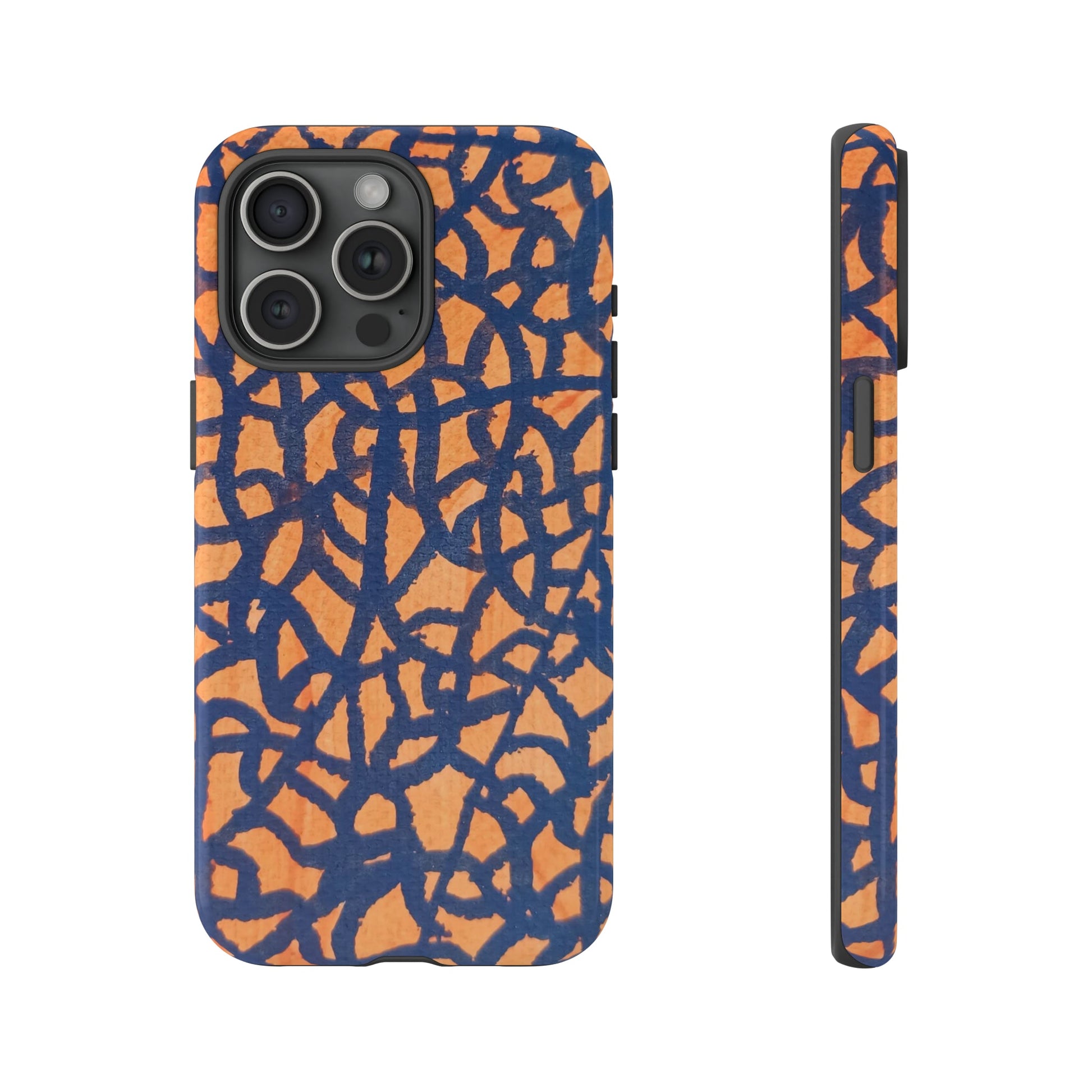 Sunset Horizon Defender: Orange & Blue Tough Case Custom Art The Indomitable Art Shop Indomitable Art Quote25