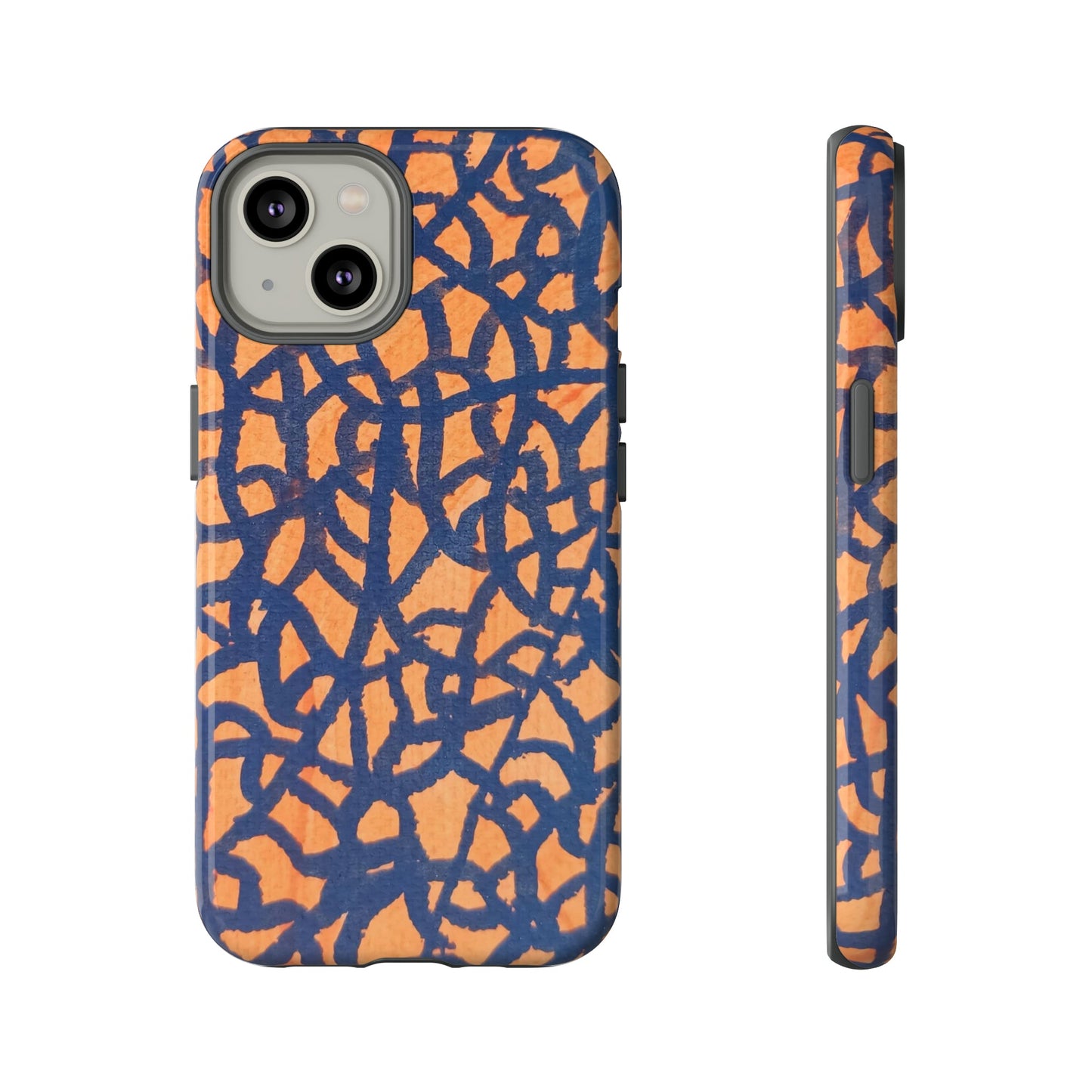 Sunset Horizon Defender: Orange & Blue Tough Case Custom Art The Indomitable Art Shop Indomitable Art Quote25