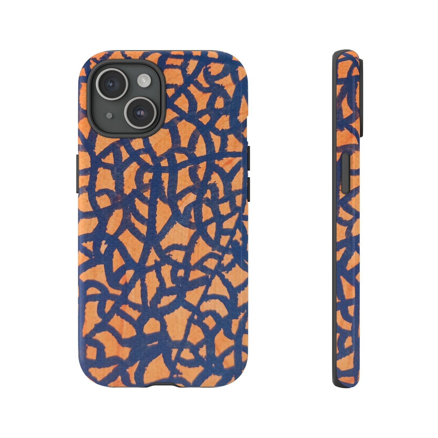 Sunset Horizon Defender: Orange & Blue Tough Case Custom Art The Indomitable Art Shop Indomitable Art Quote25