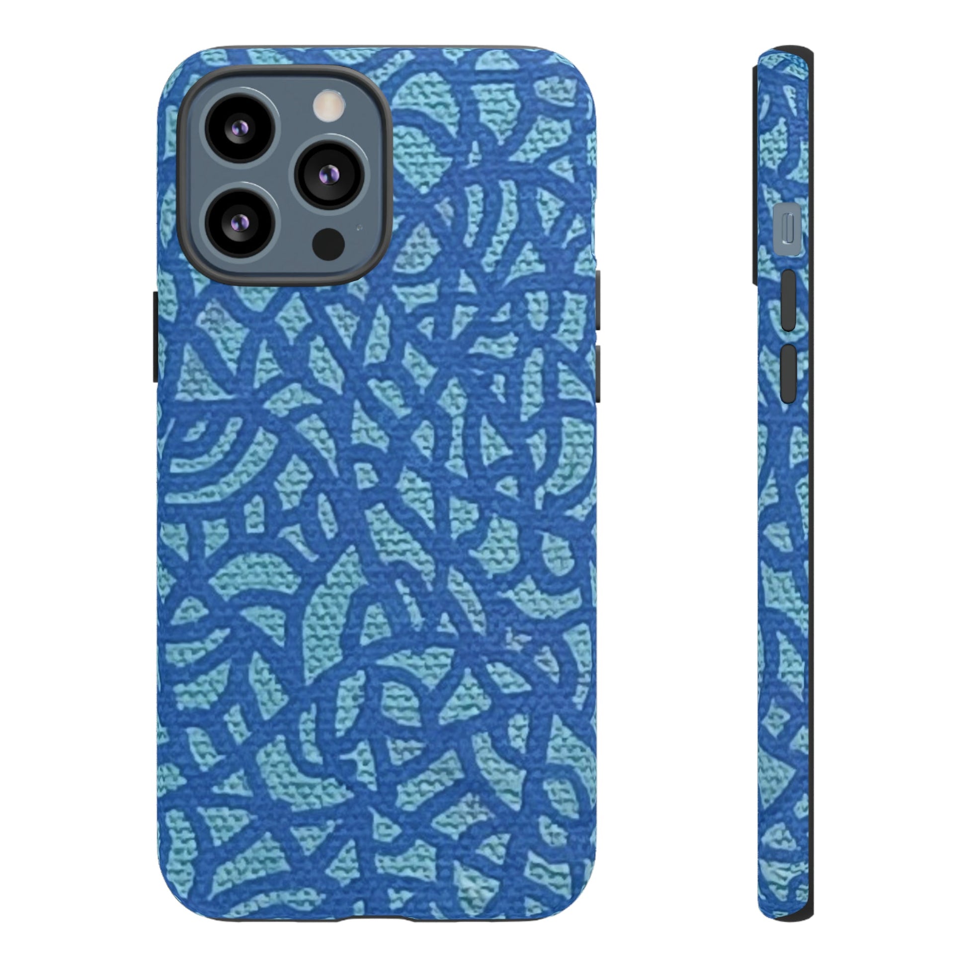 Ocean Breeze Sentinel: Teal & Blue Guardian Case Custom Art The Indomitable Art Shop Indomitable Art Quote25