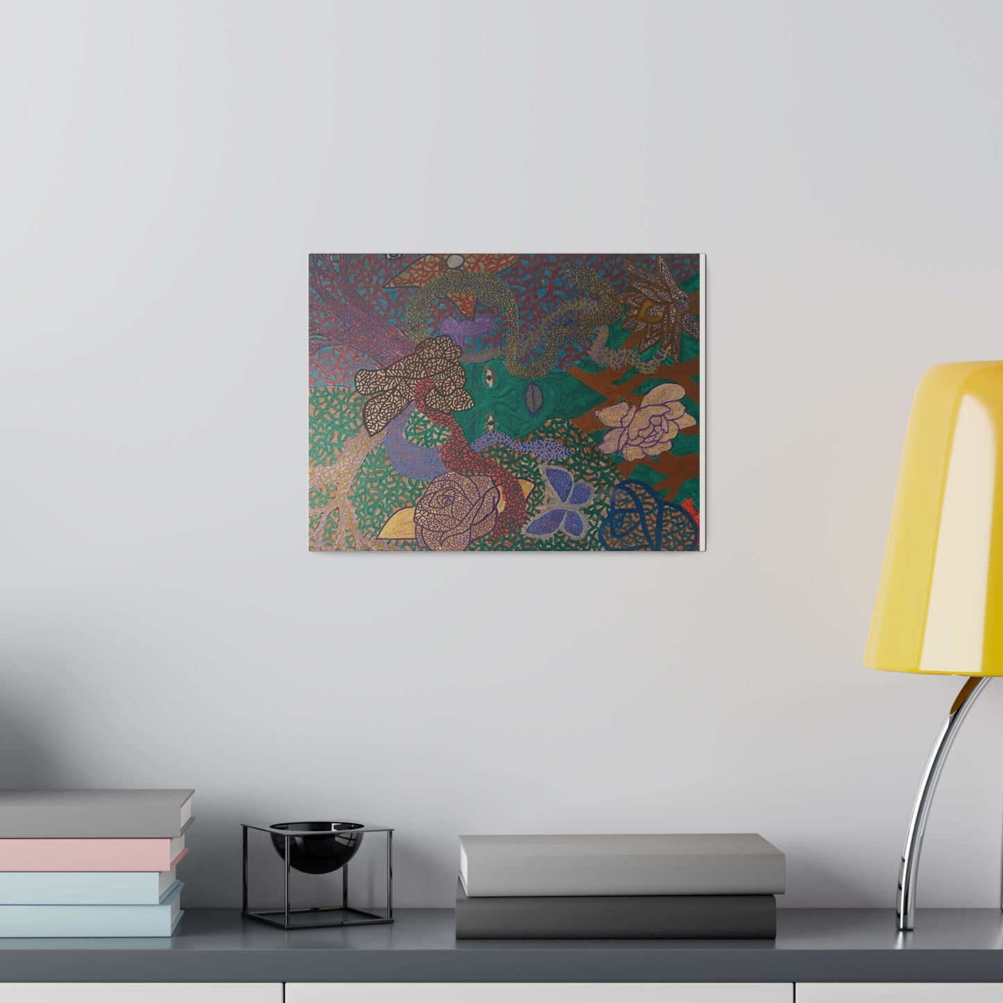 Medusa's Labyrinth Print Canvas