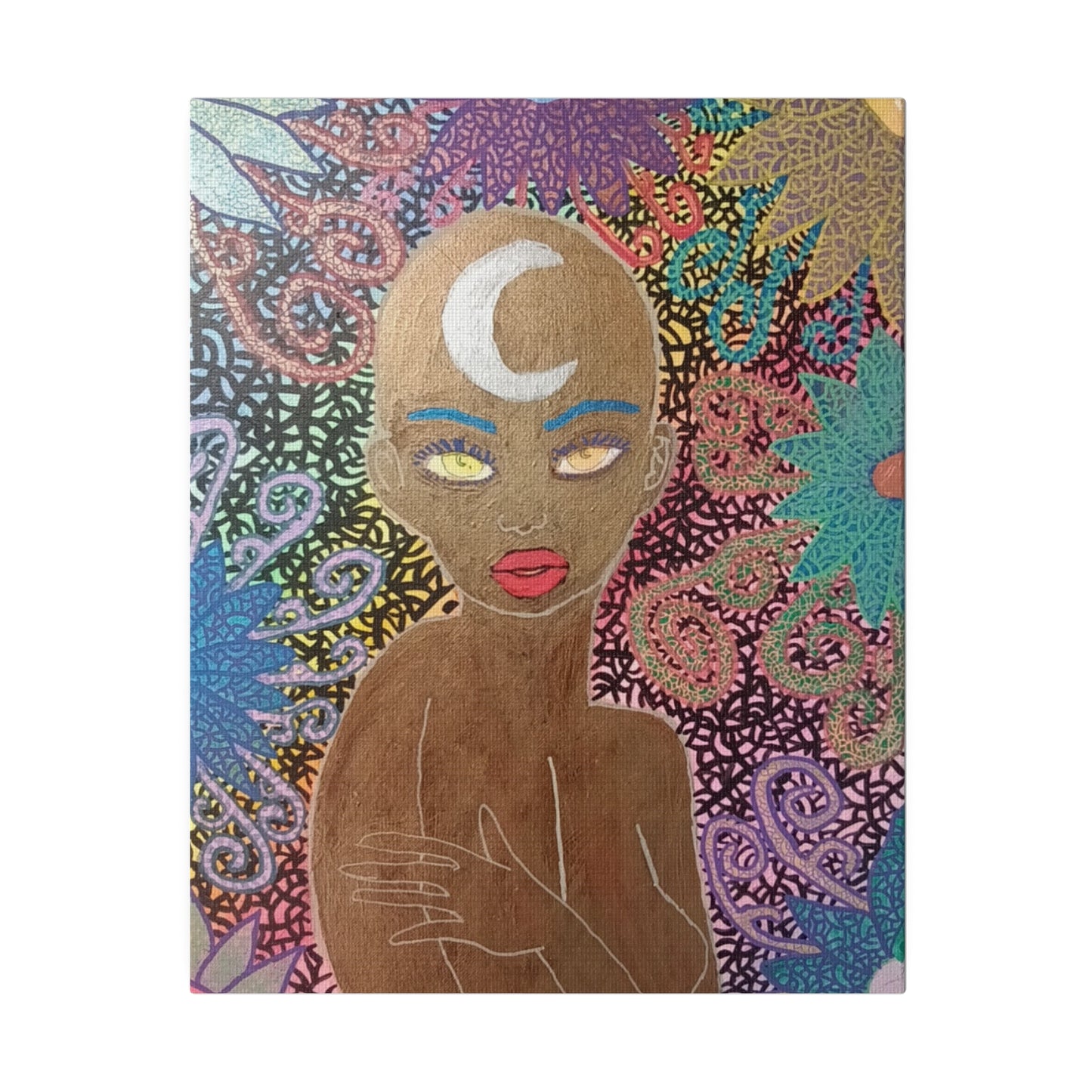 Moon Goddess Print Canvas