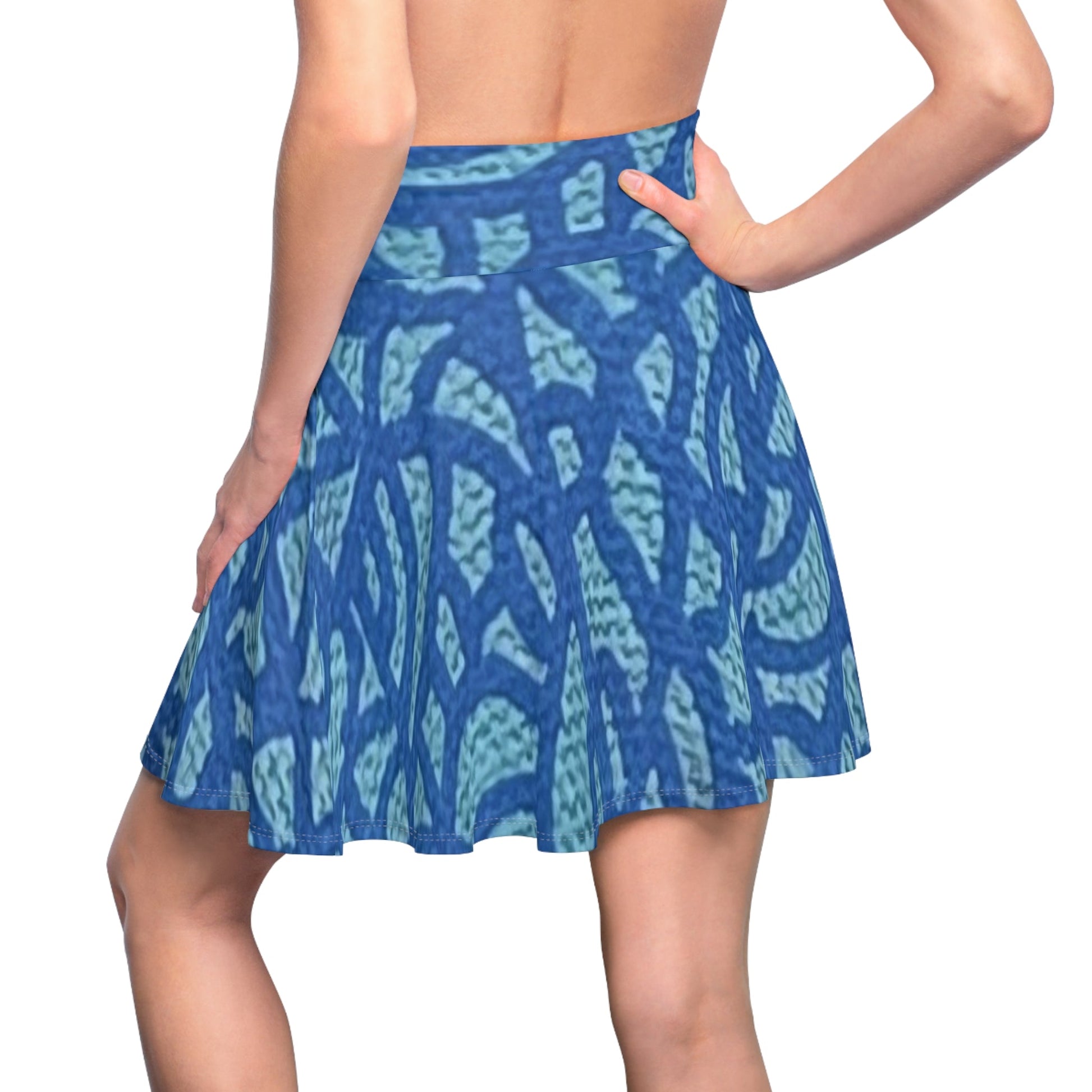 Cerulean Skater skirt Custom Art The Indomitable Art Shop Indomitable Art Quote35