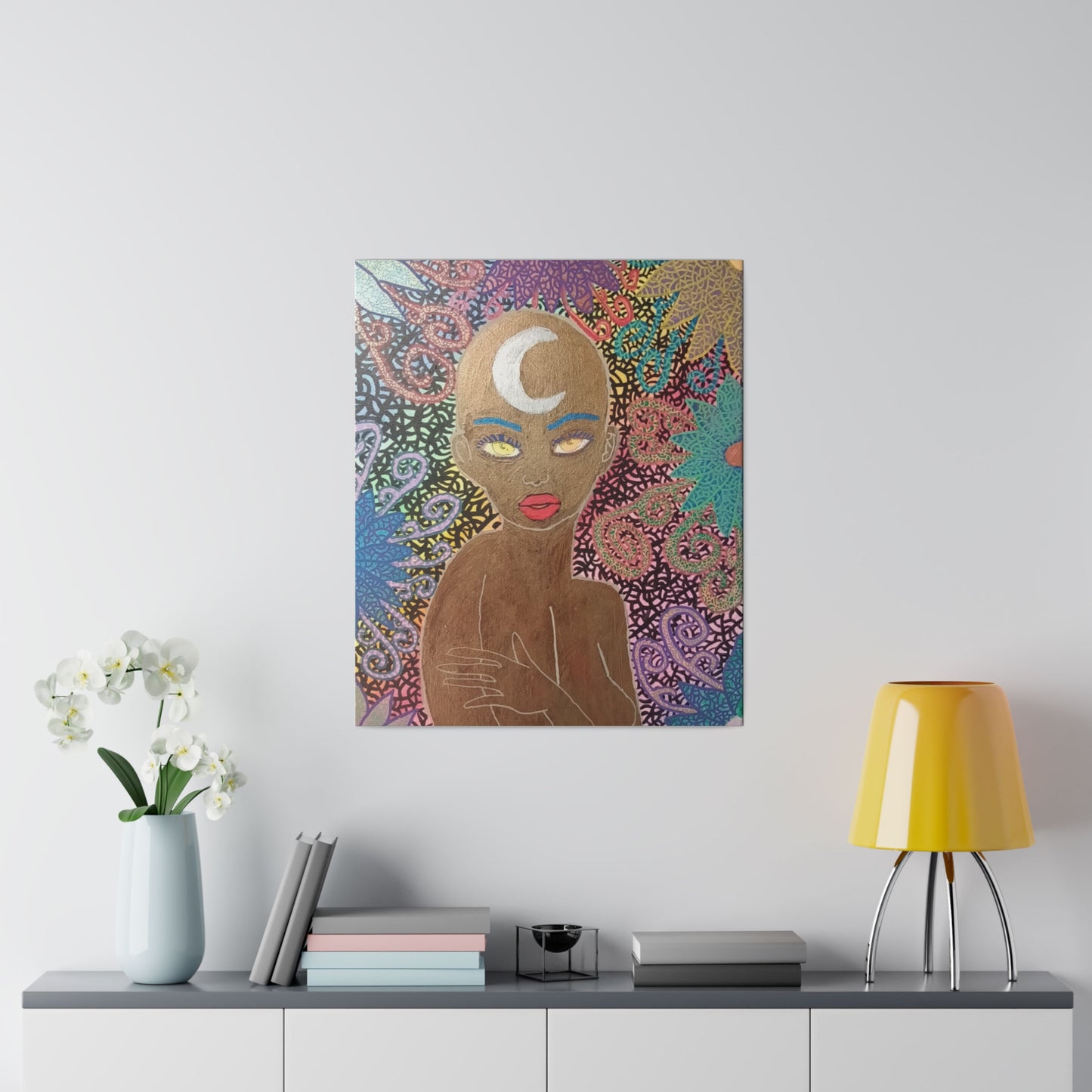 Moon Goddess Print Canvas