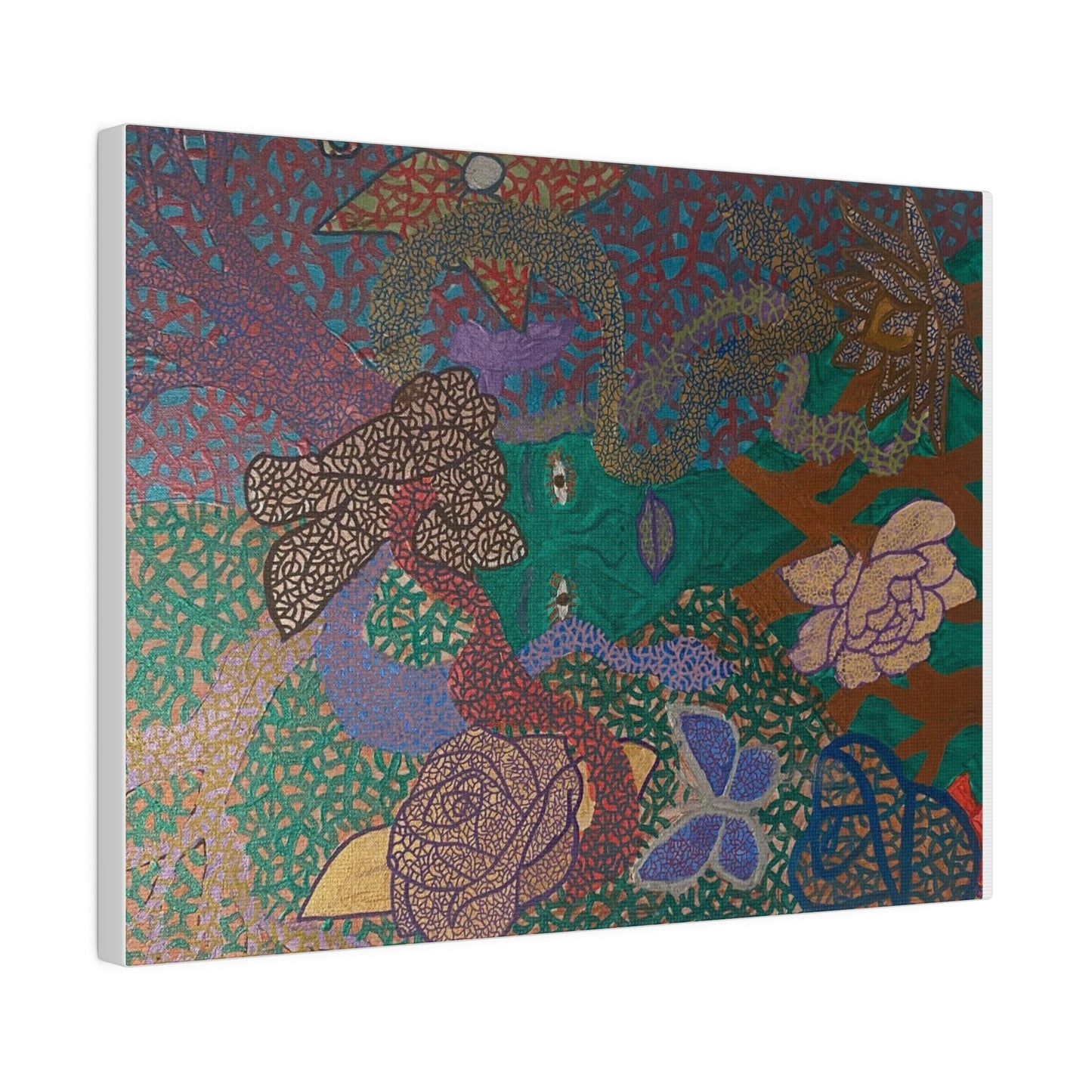 Medusa's Labyrinth Print Canvas