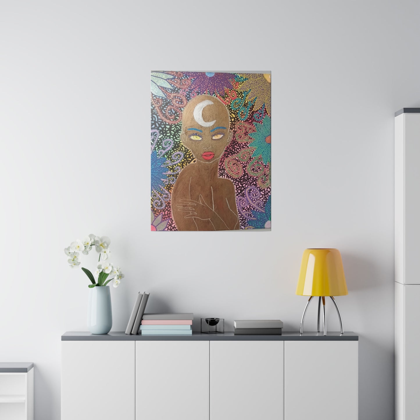 Moon Goddess Print Canvas