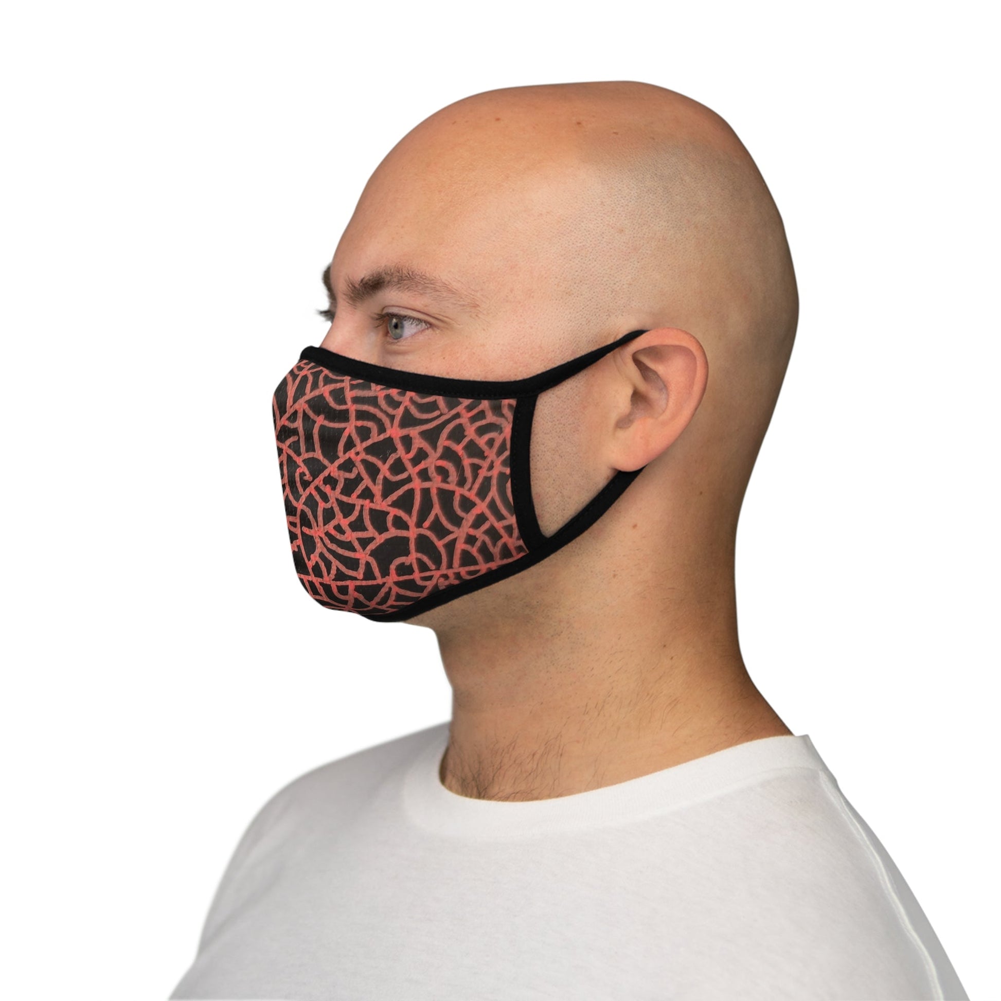 Scarlet Darkness Polyester Face Mask Custom Art The Indomitable Art Shop Indomitable Art Quote15