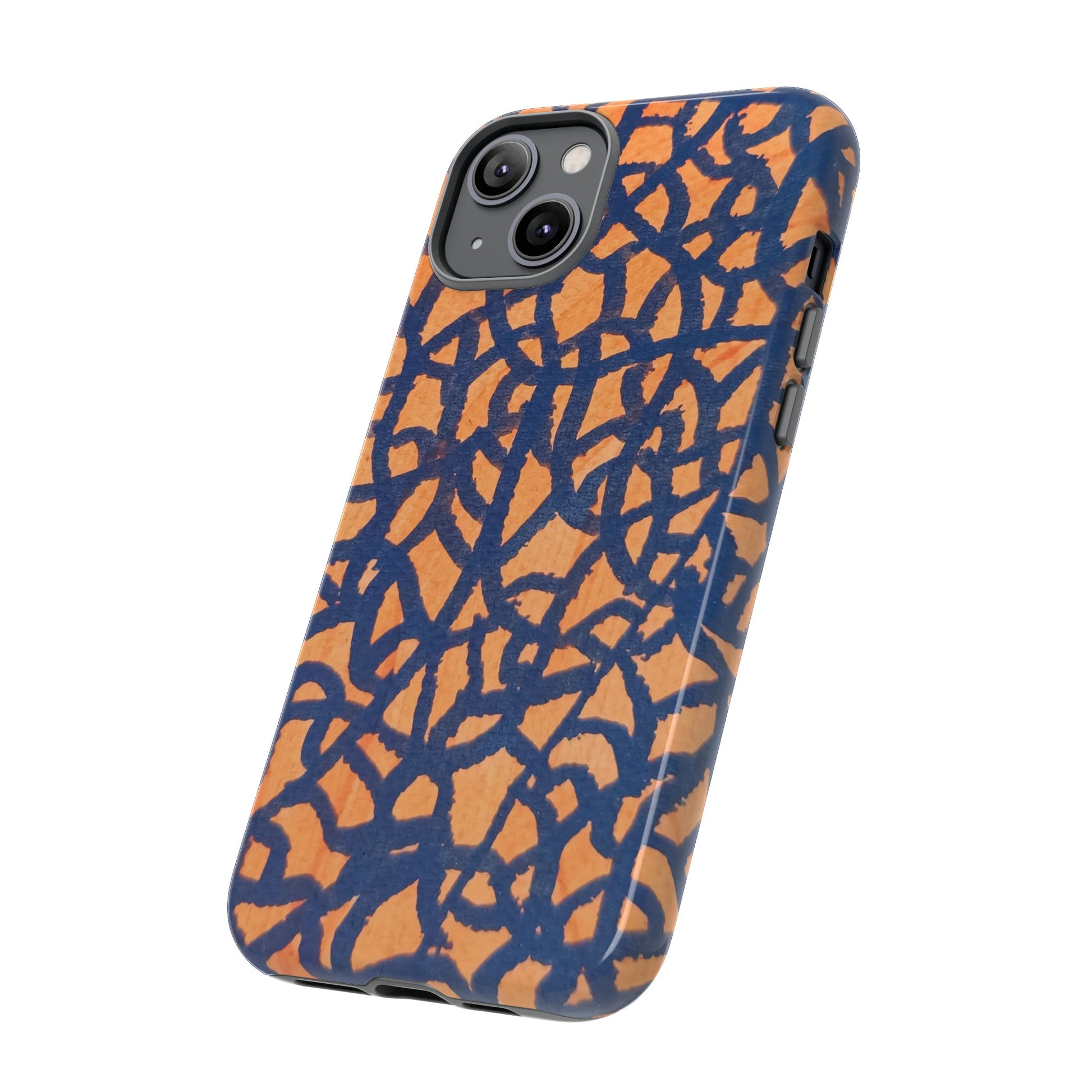 Sunset Horizon Defender: Orange & Blue Tough Case Custom Art The Indomitable Art Shop Indomitable Art Quote25