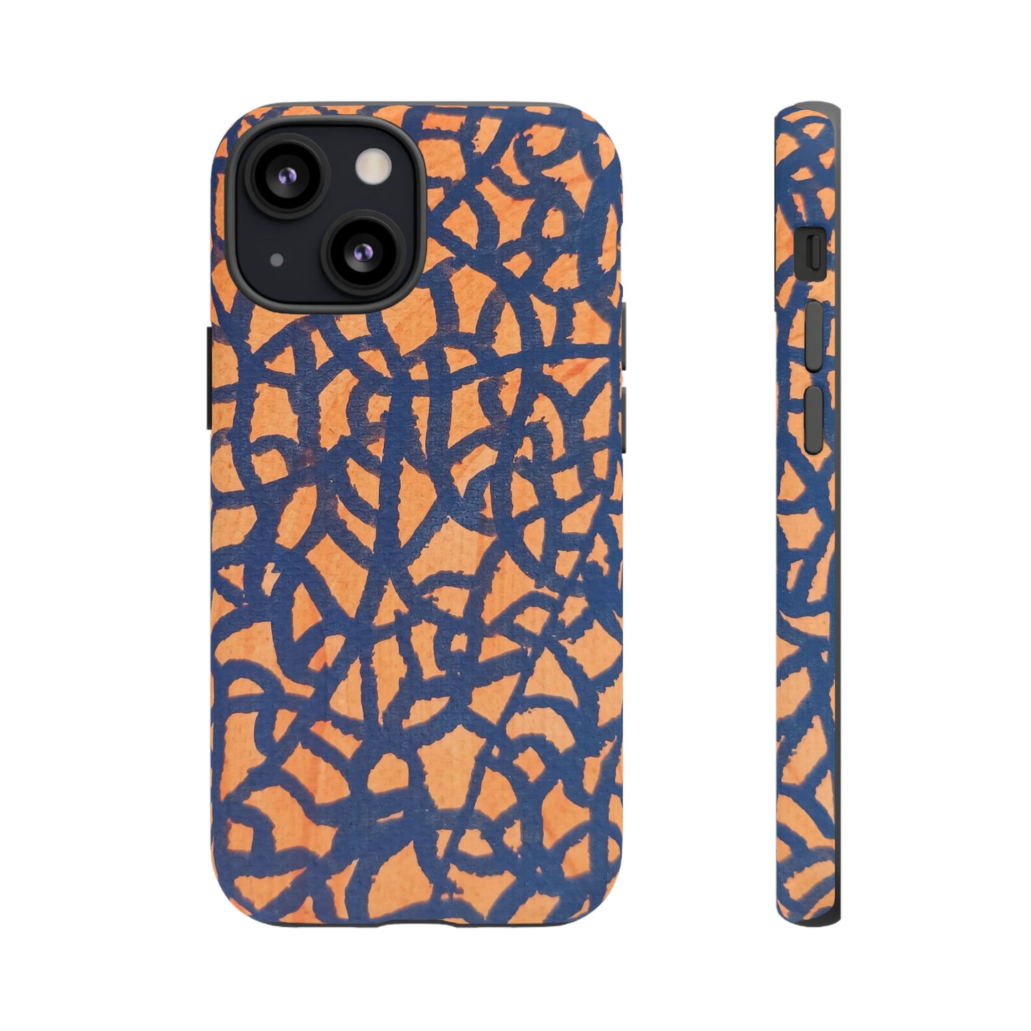 Sunset Horizon Defender: Orange & Blue Tough Case Custom Art The Indomitable Art Shop Indomitable Art Quote25