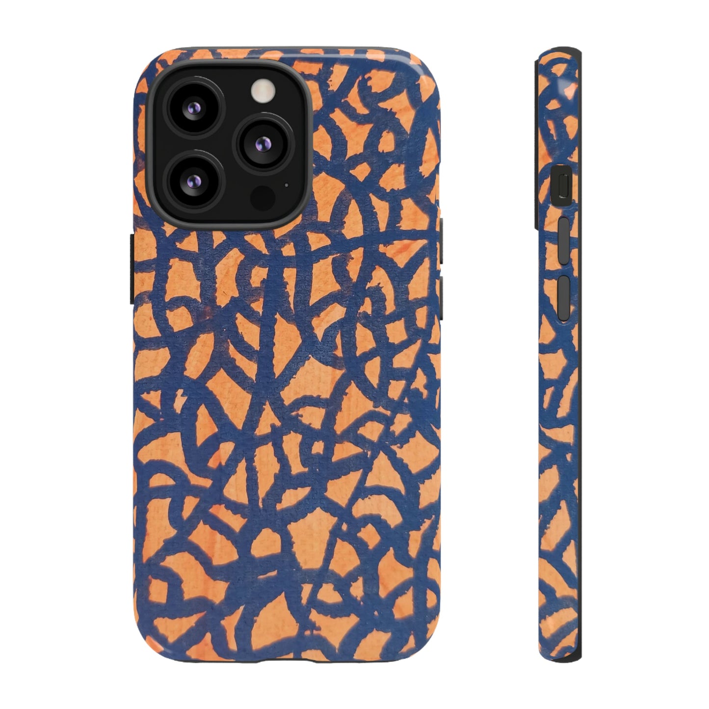 Sunset Horizon Defender: Orange & Blue Tough Case Custom Art The Indomitable Art Shop Indomitable Art Quote25