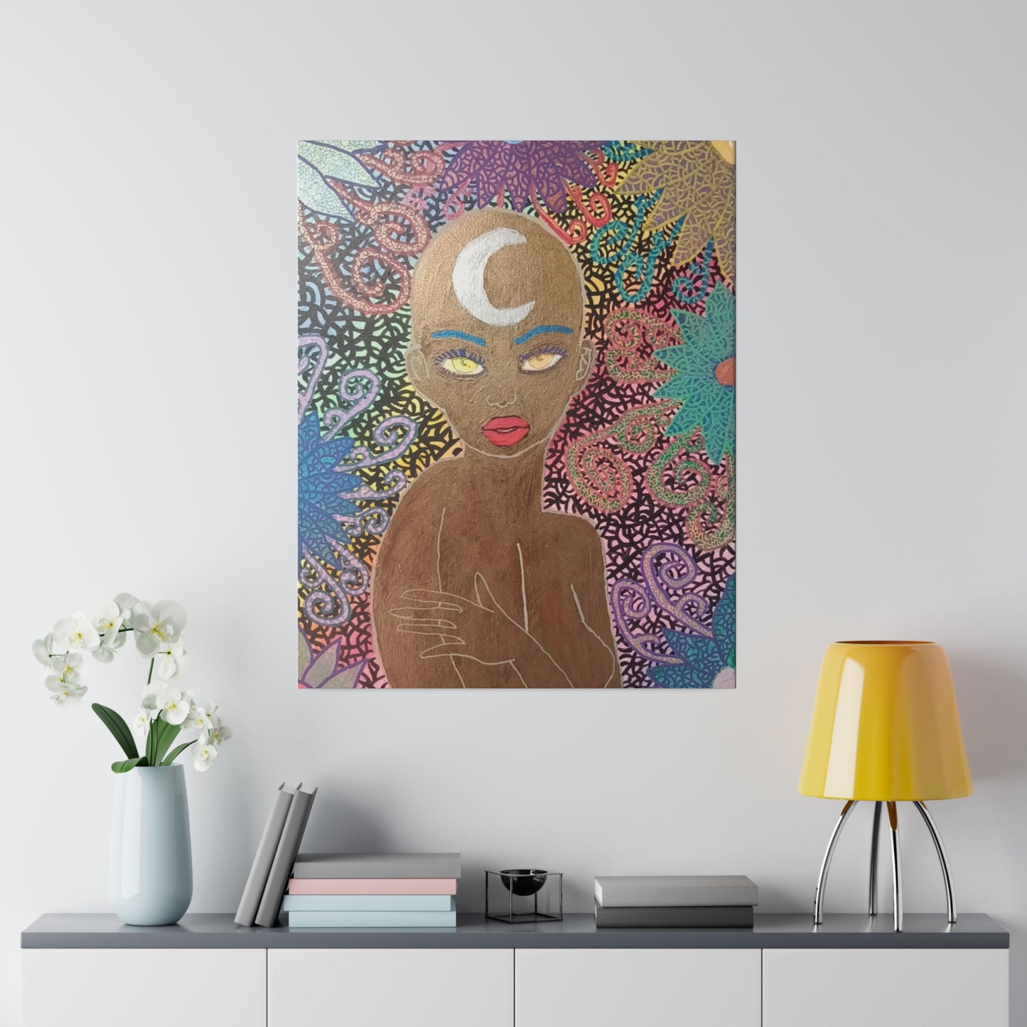 Moon Goddess Print Canvas