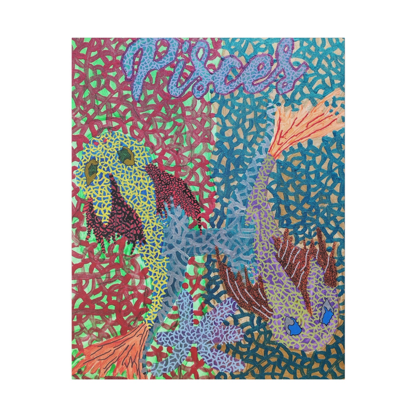 Pisces Print Canvas