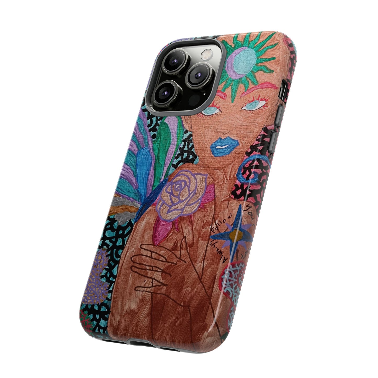 Beauty in the madness Phone case Custom Art The Indomitable Art Shop Indomitable Art Quote24.75