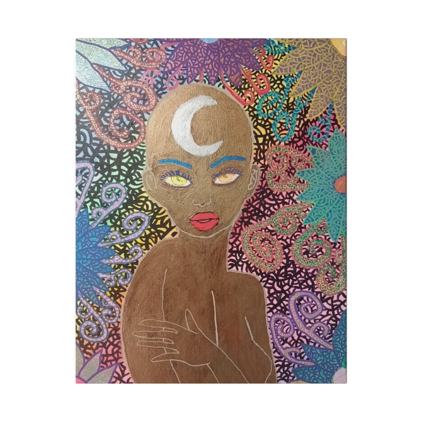 Moon Goddess Print Canvas