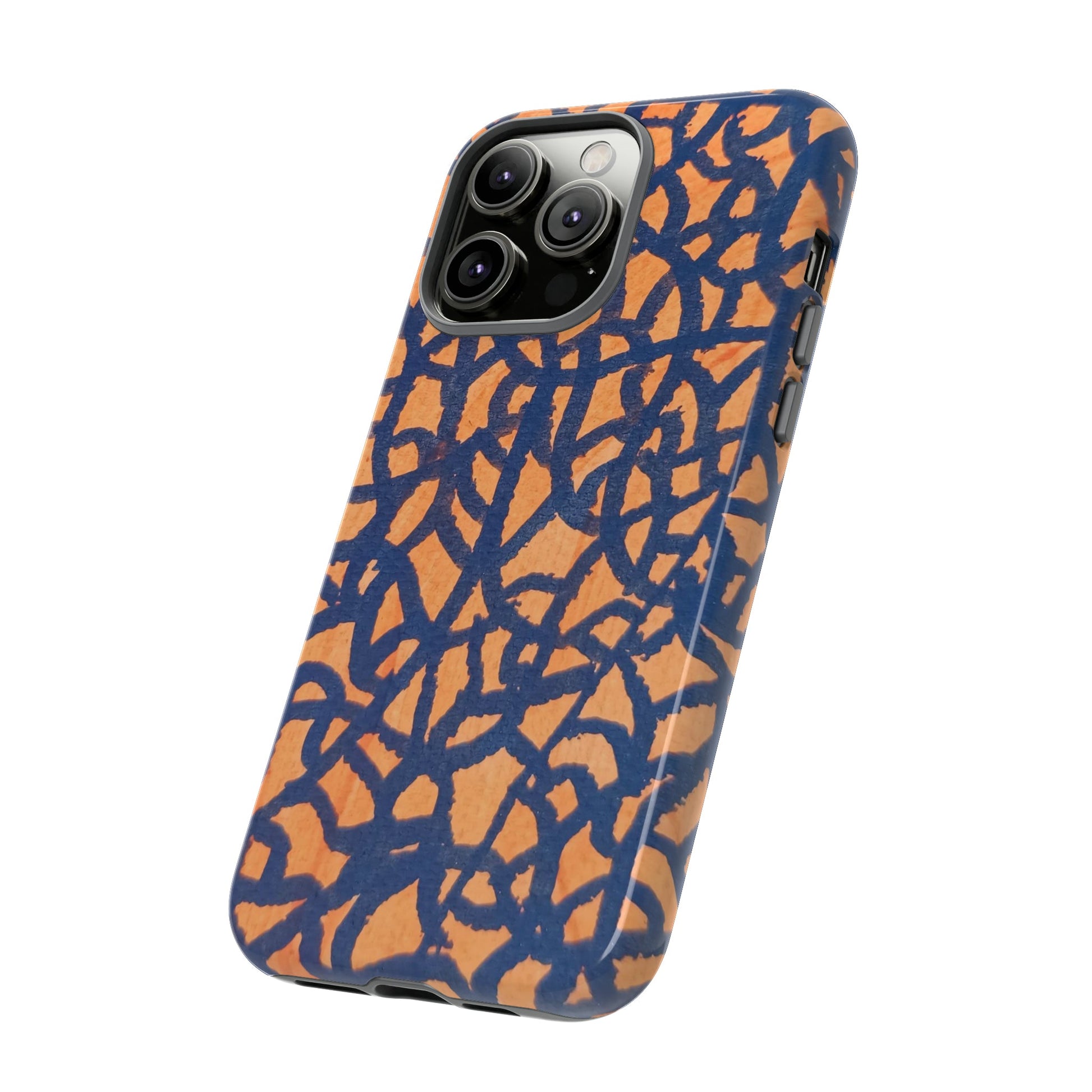 Sunset Horizon Defender: Orange & Blue Tough Case Custom Art The Indomitable Art Shop Indomitable Art Quote25