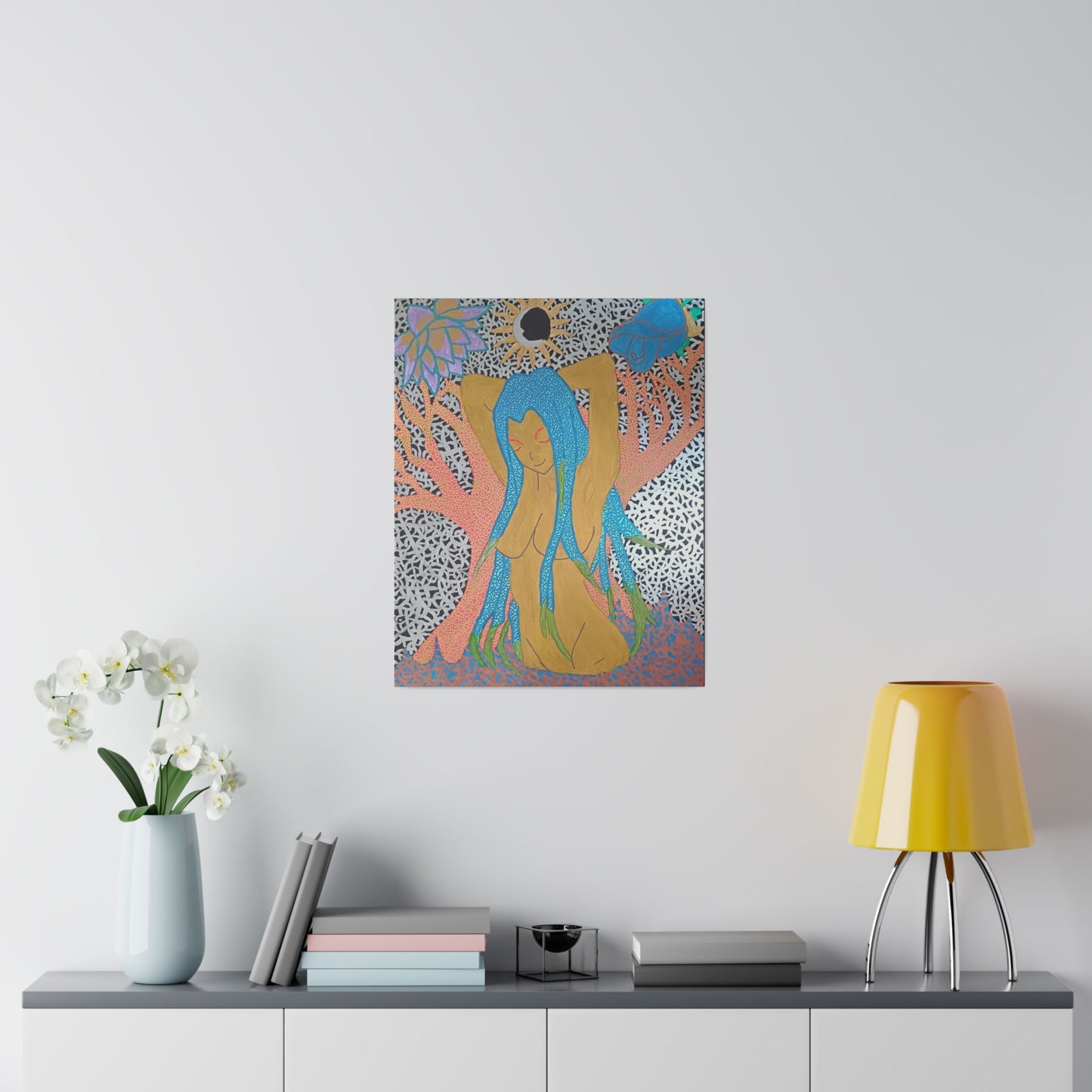 Primordial Goddess Print Canvas