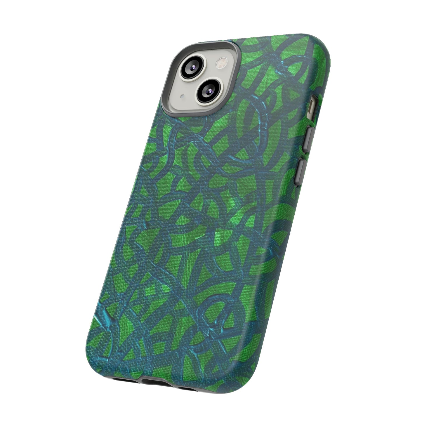 Emerald Wave Armor: Green & Teal Tough Case Custom Art The Indomitable Art Shop Indomitable Art Quote25