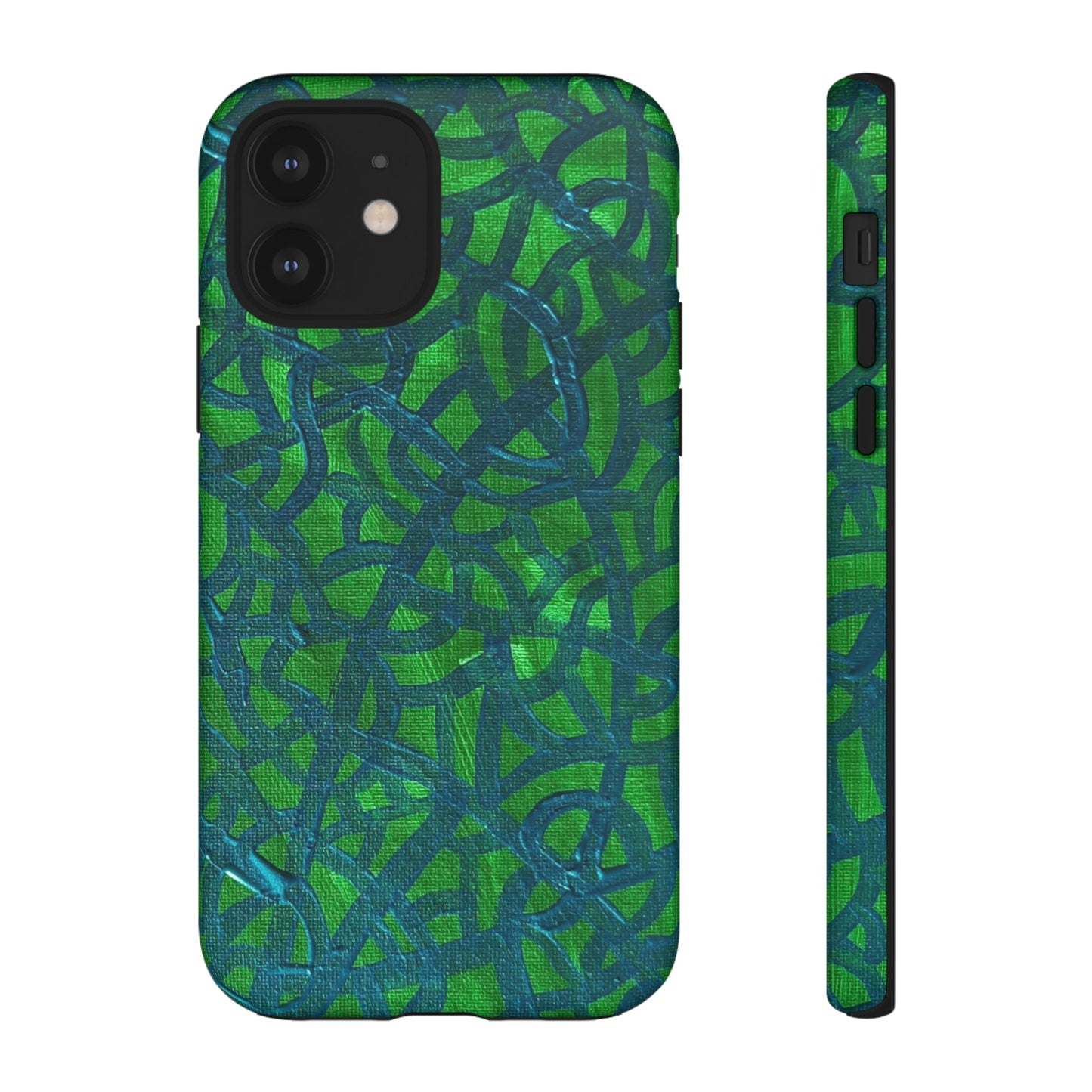 Emerald Wave Armor: Green & Teal Tough Case Custom Art The Indomitable Art Shop Indomitable Art Quote25