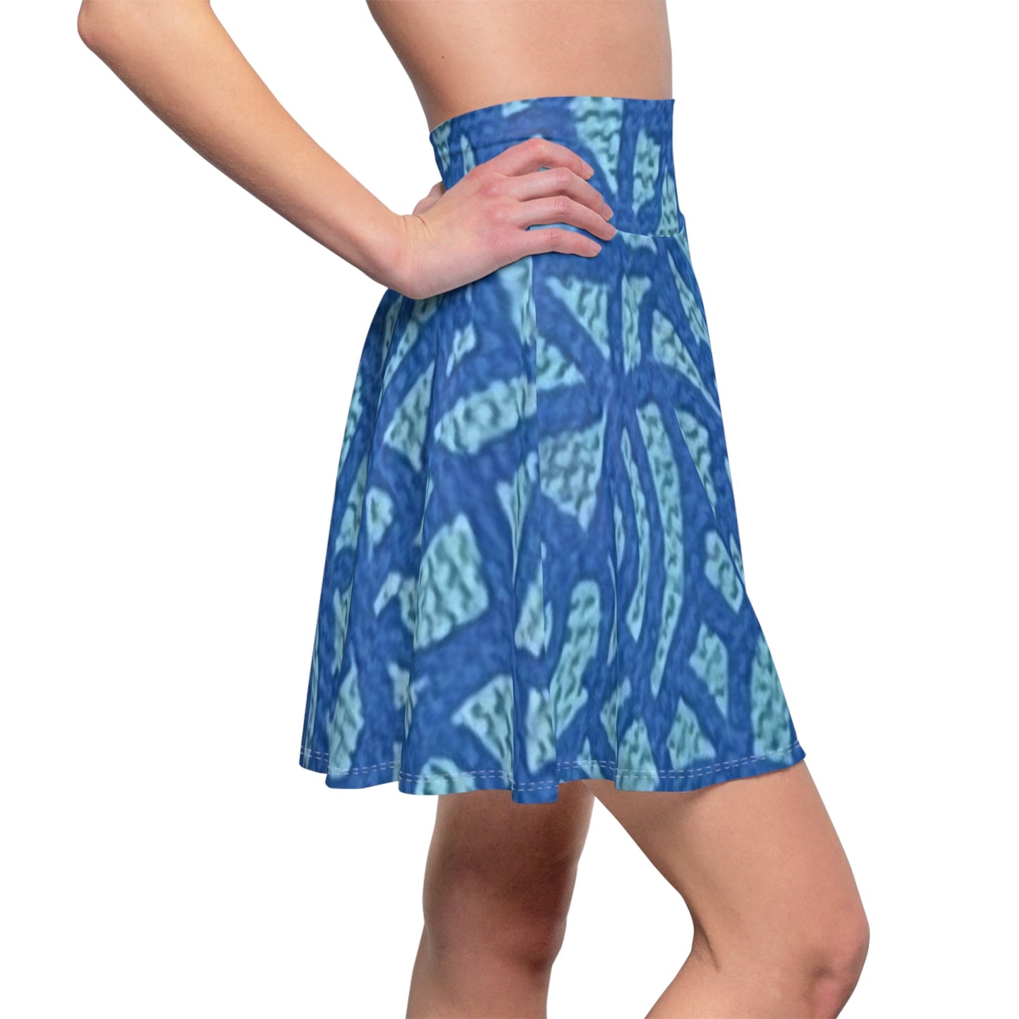 Cerulean Skater skirt Custom Art The Indomitable Art Shop Indomitable Art Quote35